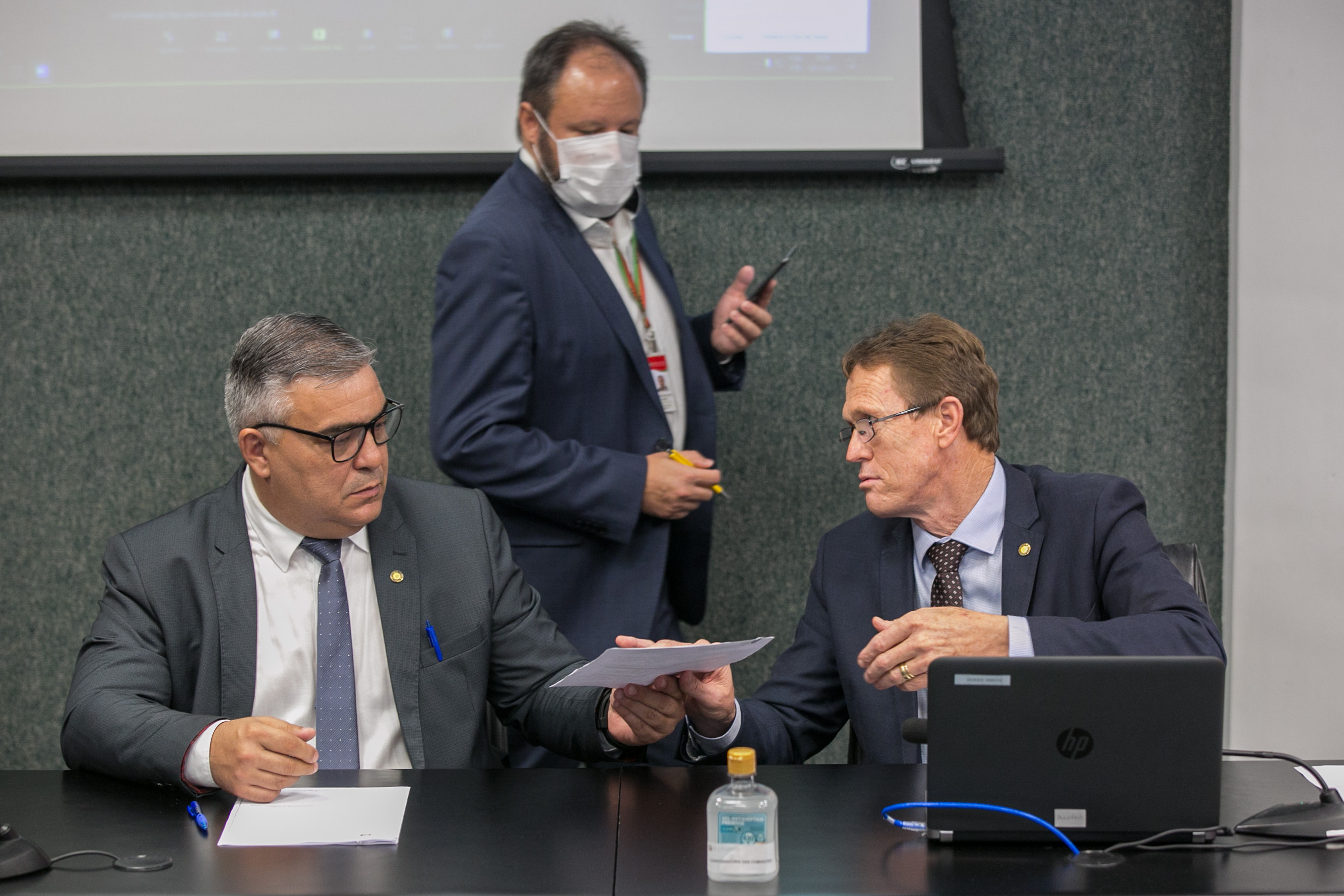 Deputado Sargento Lima (PL) e Deputado Volnei Weber (MDB)