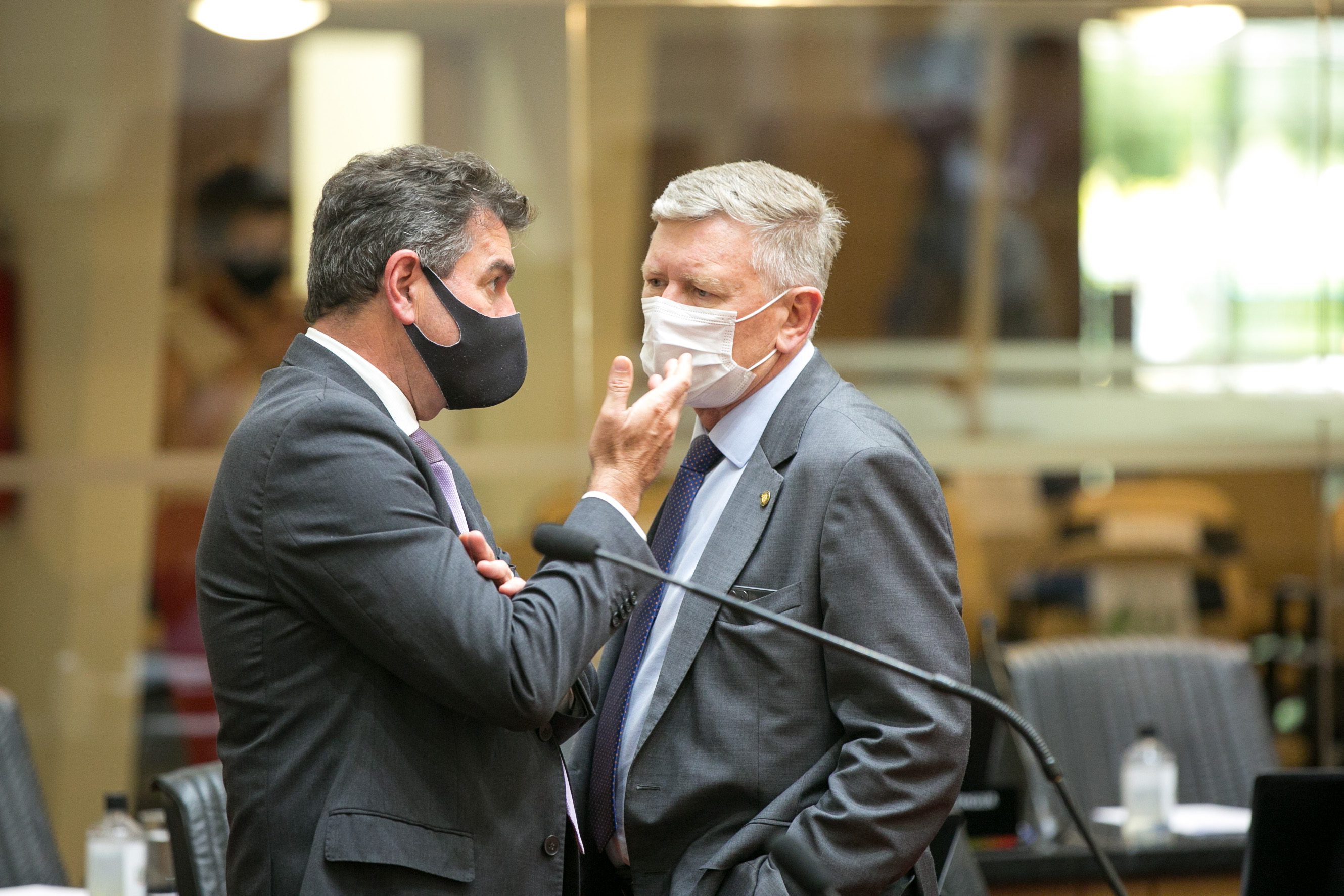 Deputado Valdir Cobalchini (MDB) e Deputado Milton Hobus (PSD)
