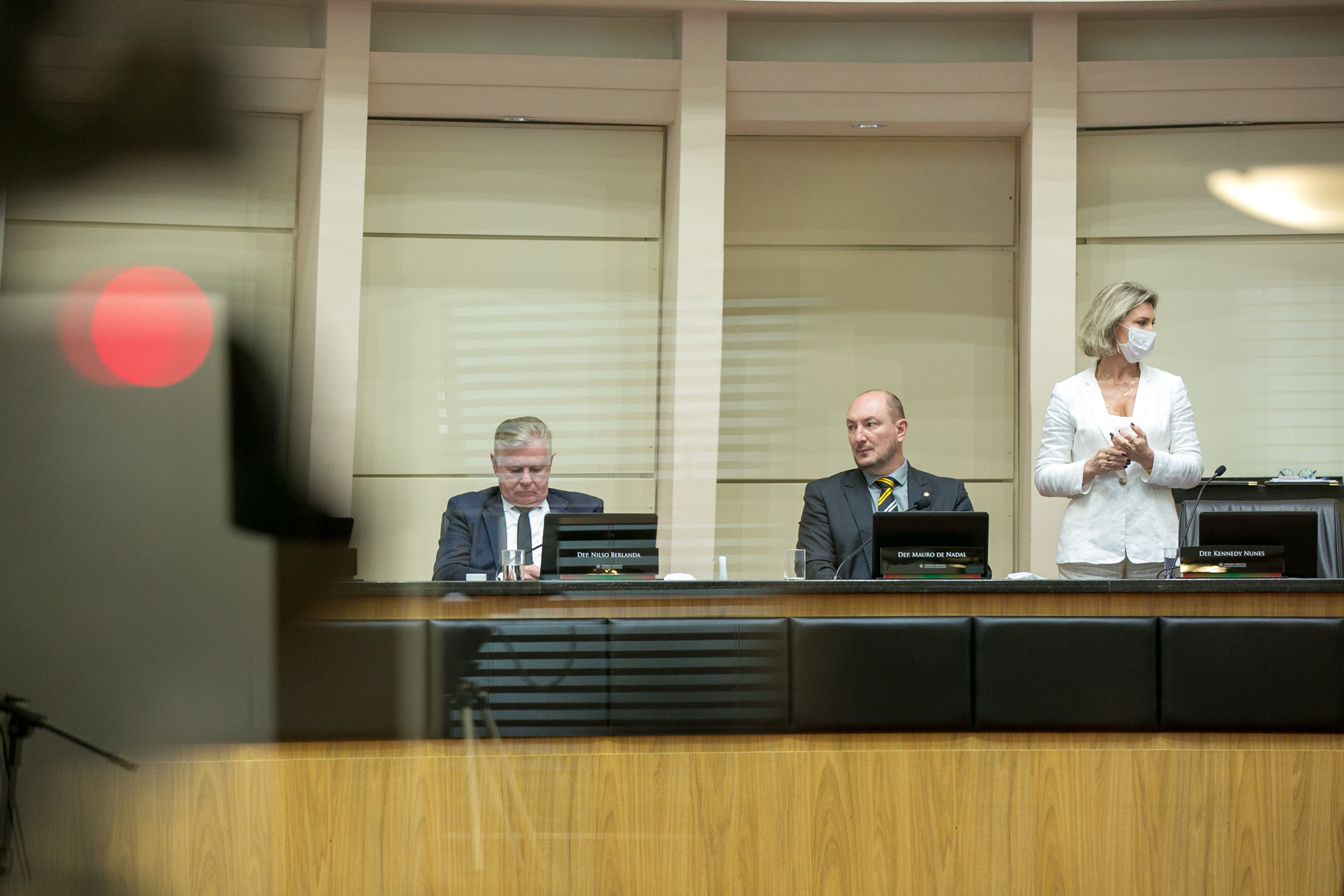 Deputado Nilso Berlanda (PL) e Deputado Mauro de Nadal (MDB)