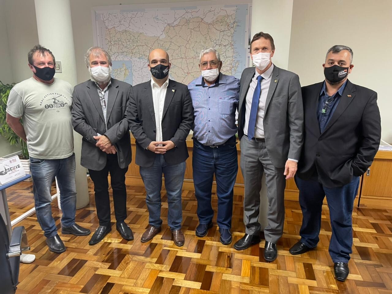 Weber e prefeitura reivindicam pavimentação da SC 443