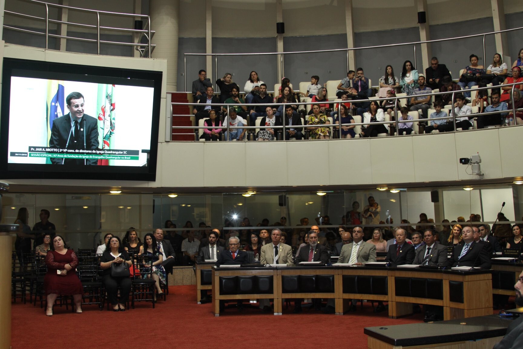 Sessão homenageia 70 anos da Igreja do Evangelho Quadrangular no Brasil