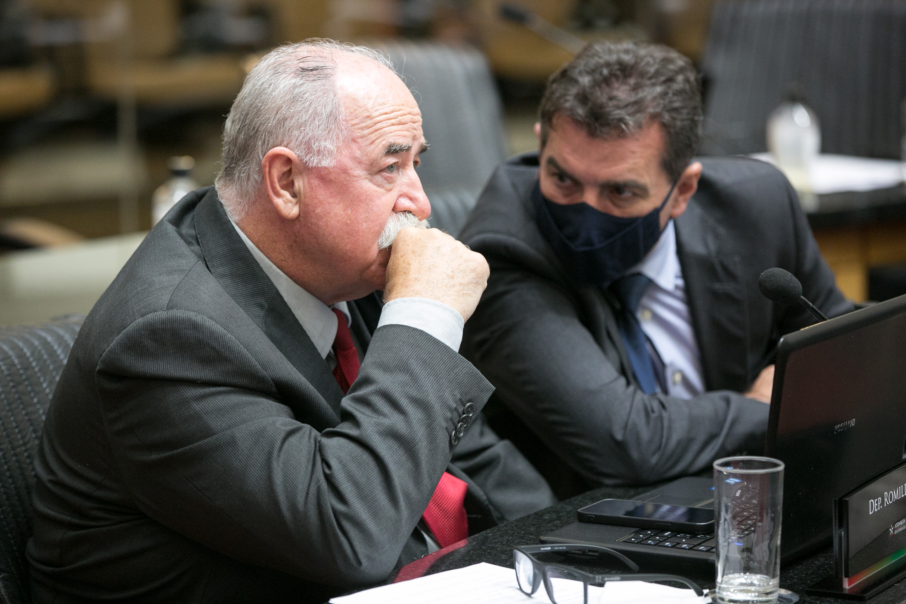 Deputado Romildo Titon (MDB) e Deputado Valdir Cobalchini (MDB)