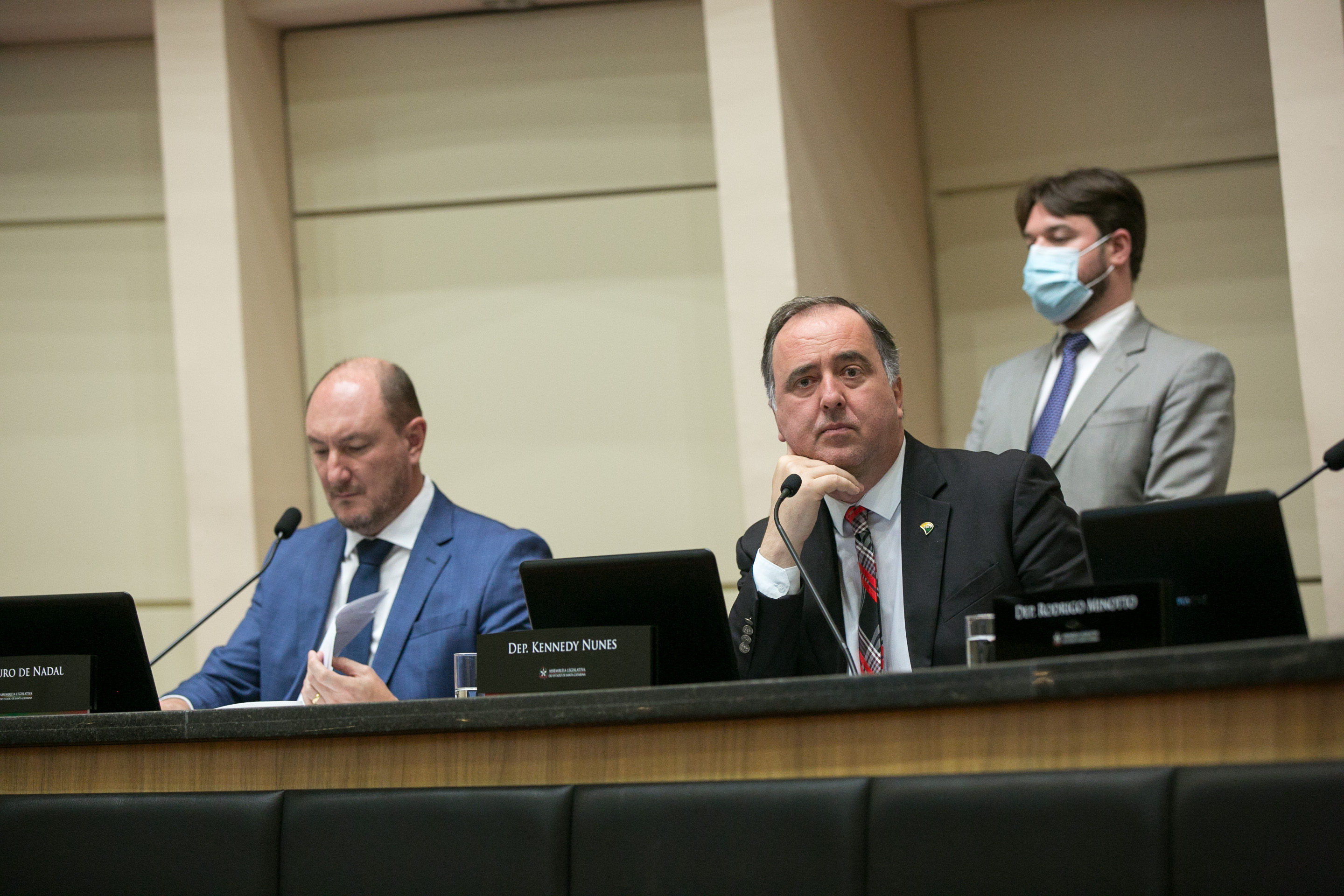 Deputado Mauro de Nadal (MDB) e Deputado Kennedy Nunes (PTB)
