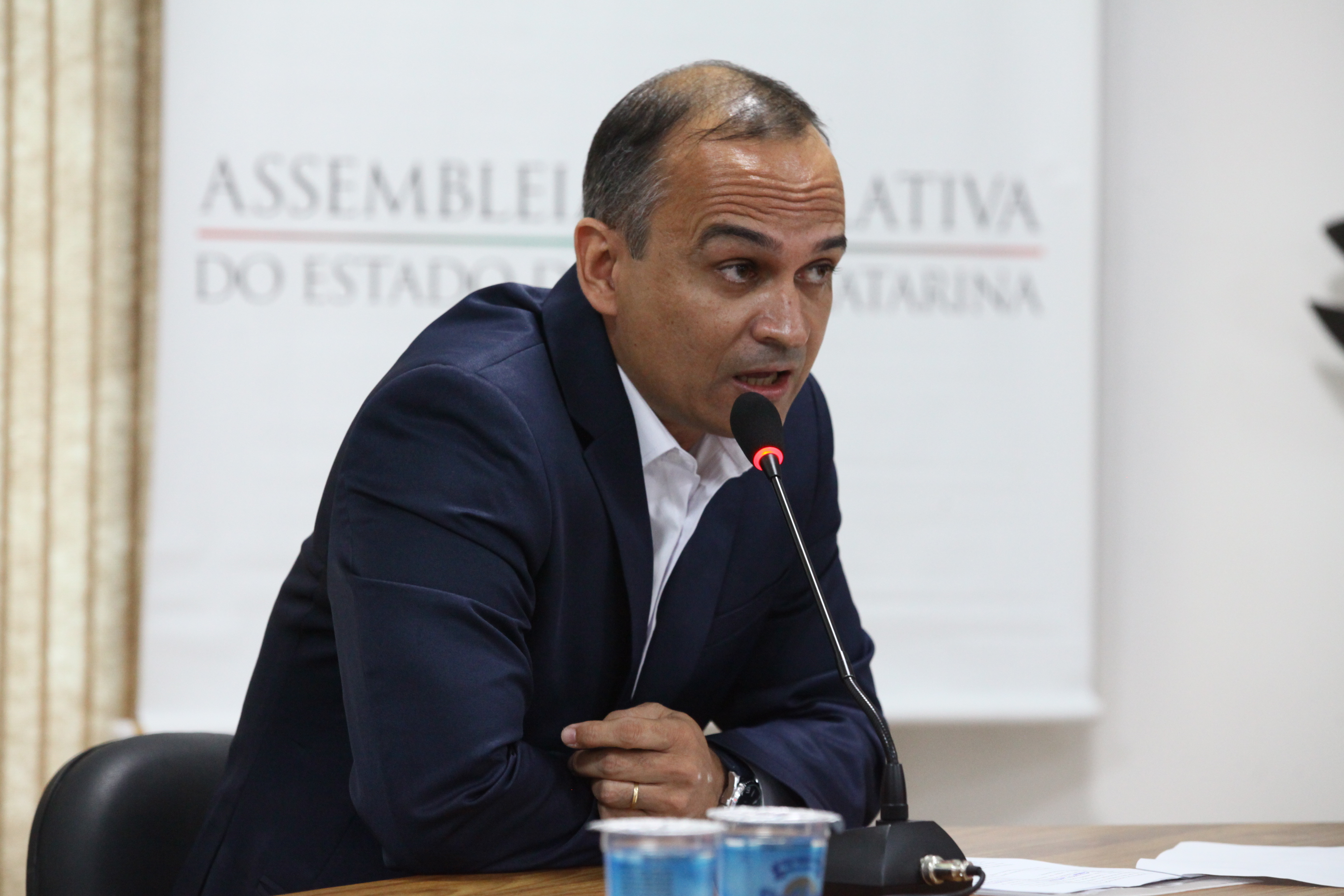 Audiência Pública da Comissão Mista sobre o processo de estudo da desestatização dos portos catarinenses - Sérgio Murilo de Carvalho, vice-prefeito de São Francisco