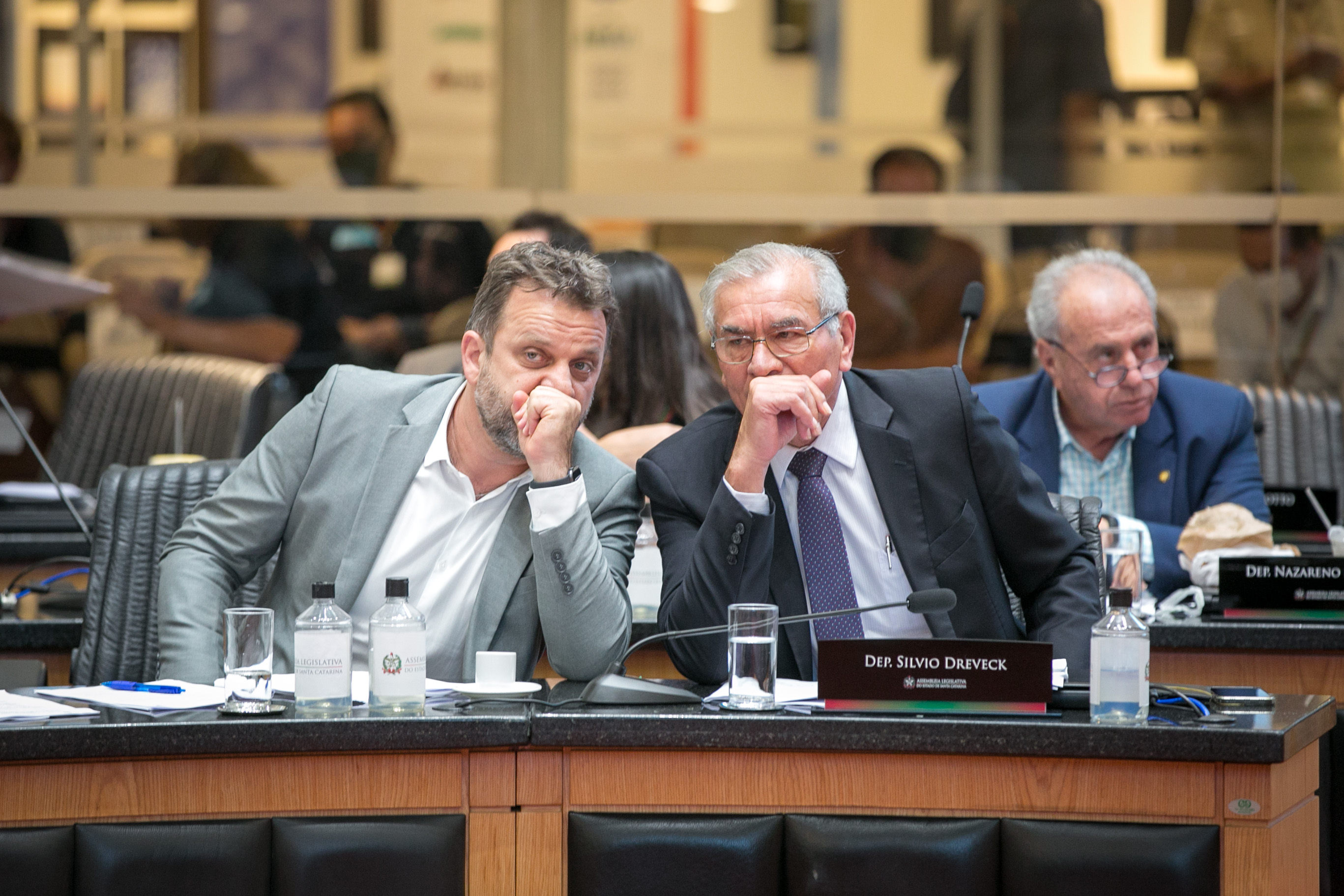 Deputado Jerry Comper (MDB) e Deputado Silvio Dreveck (PP)