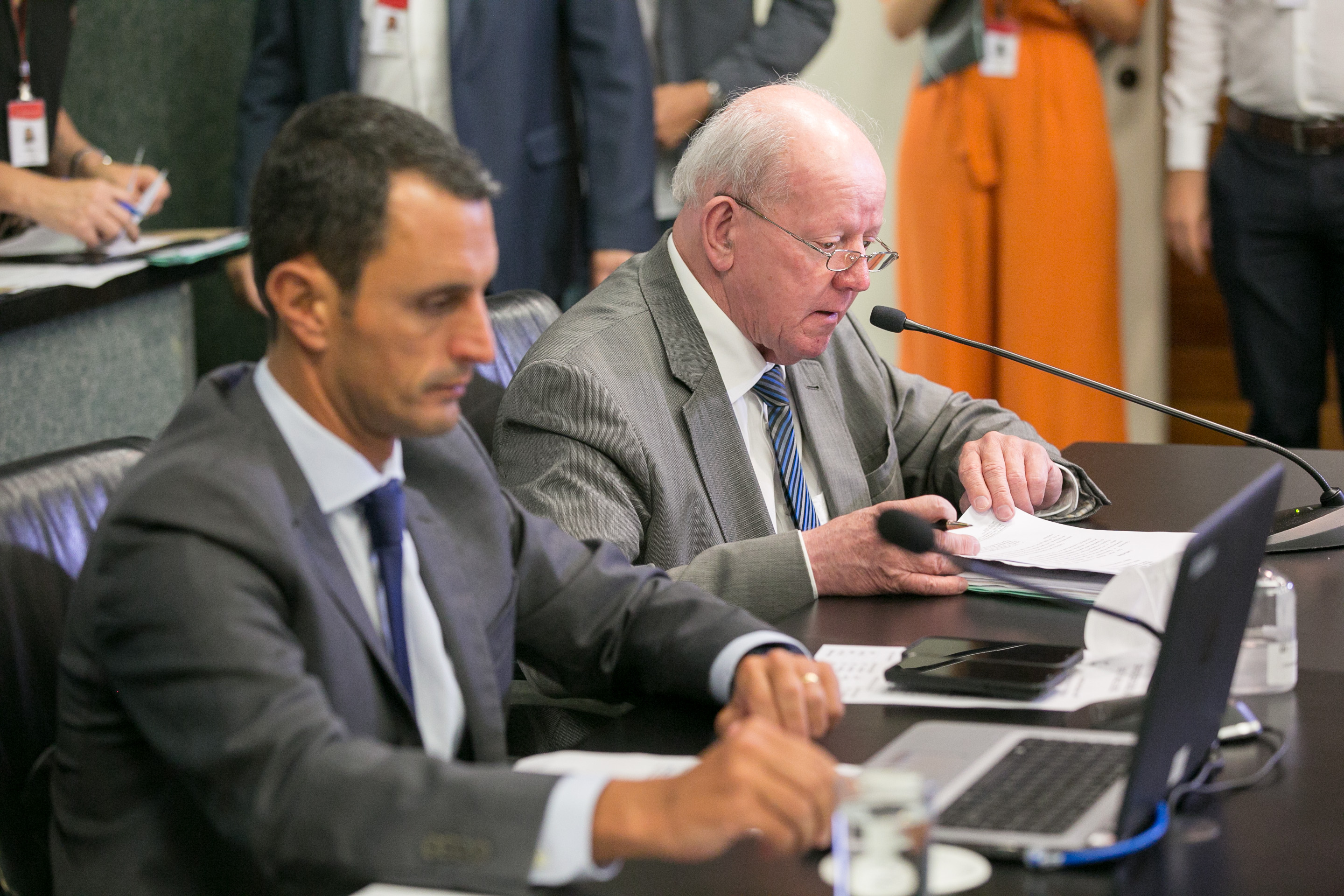Deputado João Amin (PP) e Deputado Marcos Vieira (PSDB)