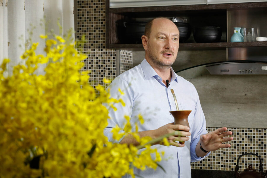 Um chimarrão para começar o dia