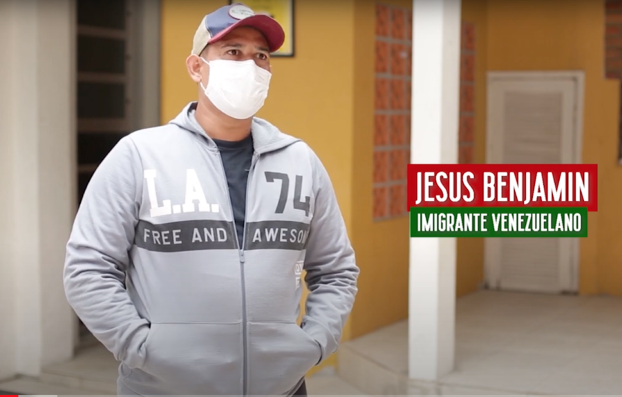 Venezuelano Jesus Benjamin. FOTO: Reprodução TVAL