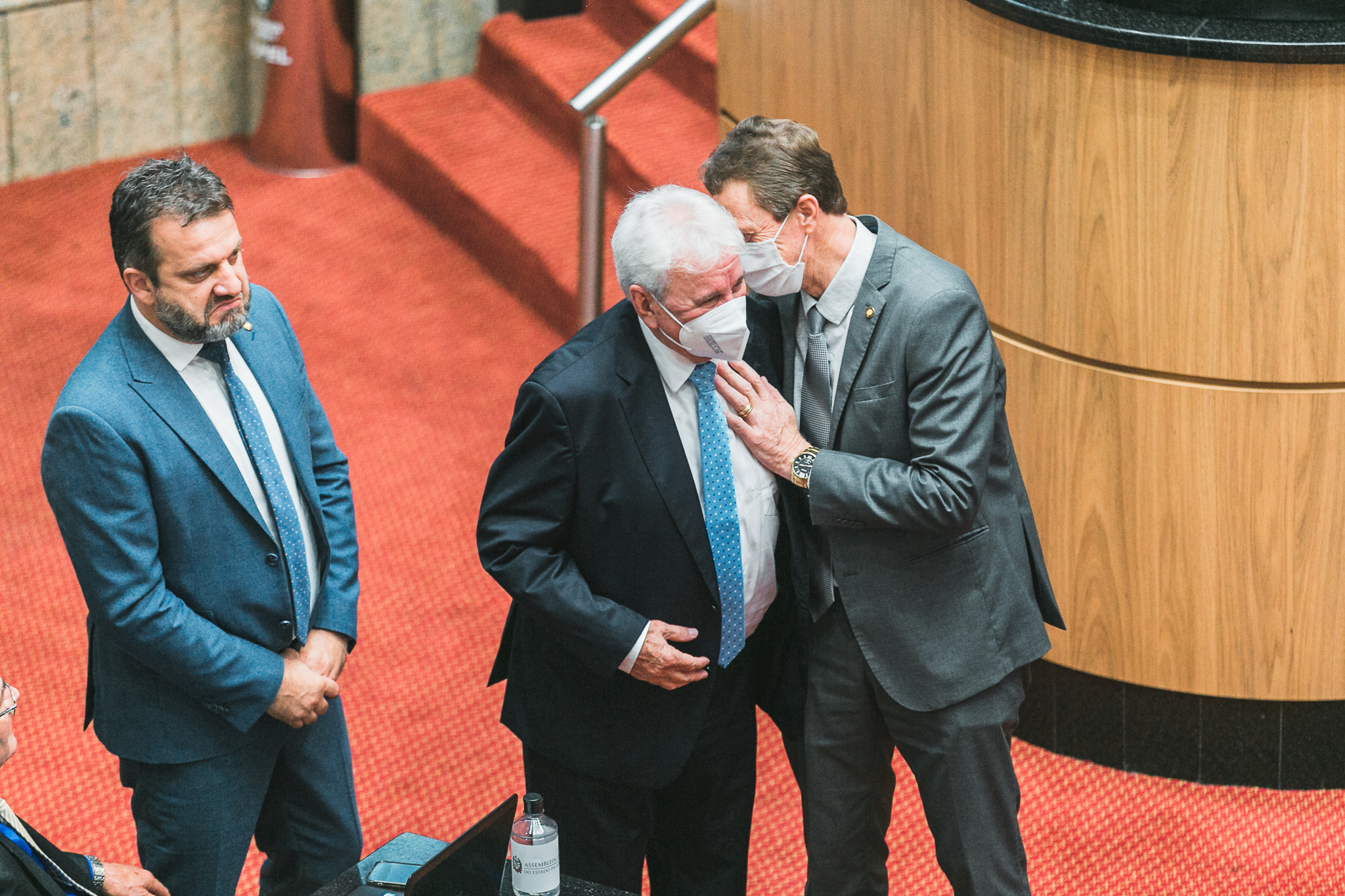 Deputado Moacir Sopelsa (MDB) - Deputado Volnei Weber (MDB) - Deputado Jerry Comper (MDB)
