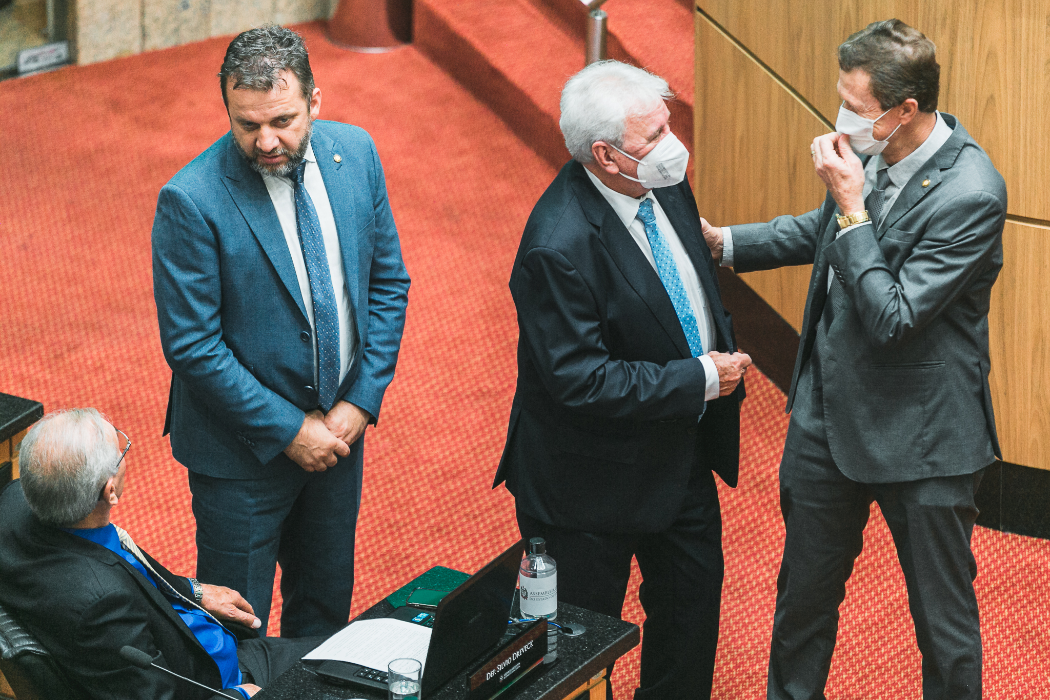 Deputado Moacir Sopelsa (MDB) - Deputado Volnei Weber (MDB) - Deputado Jerry Comper (MDB) - Deputado Silvio Dreveck (PP)