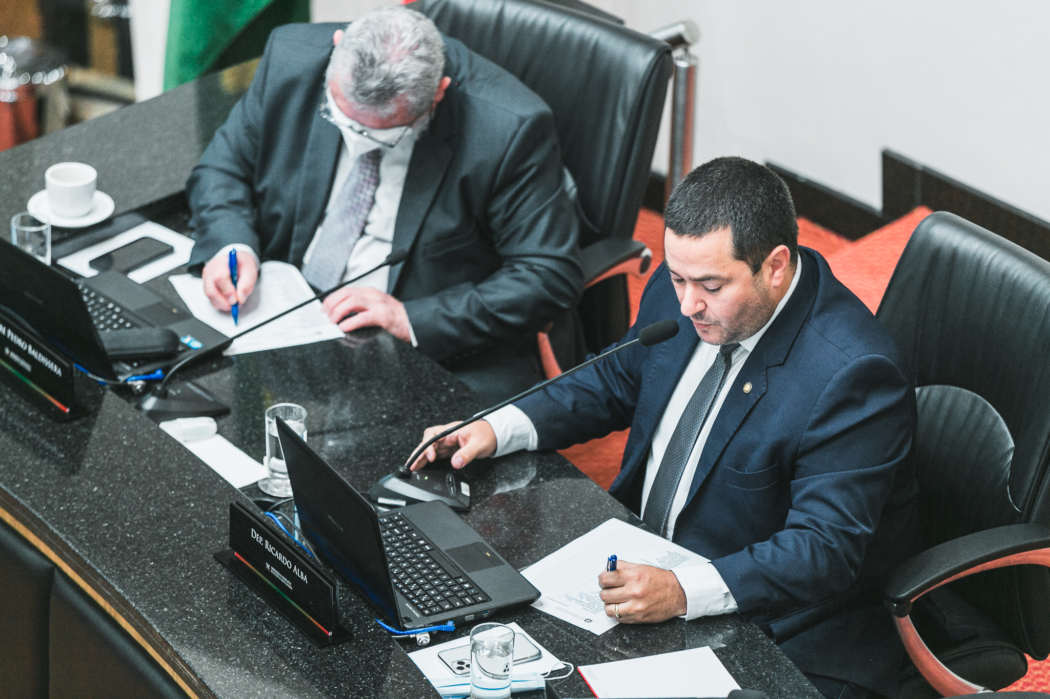 Deputado Ricardo Alba (PSL) - Deputado Padre Pedro Baldisera (PT)