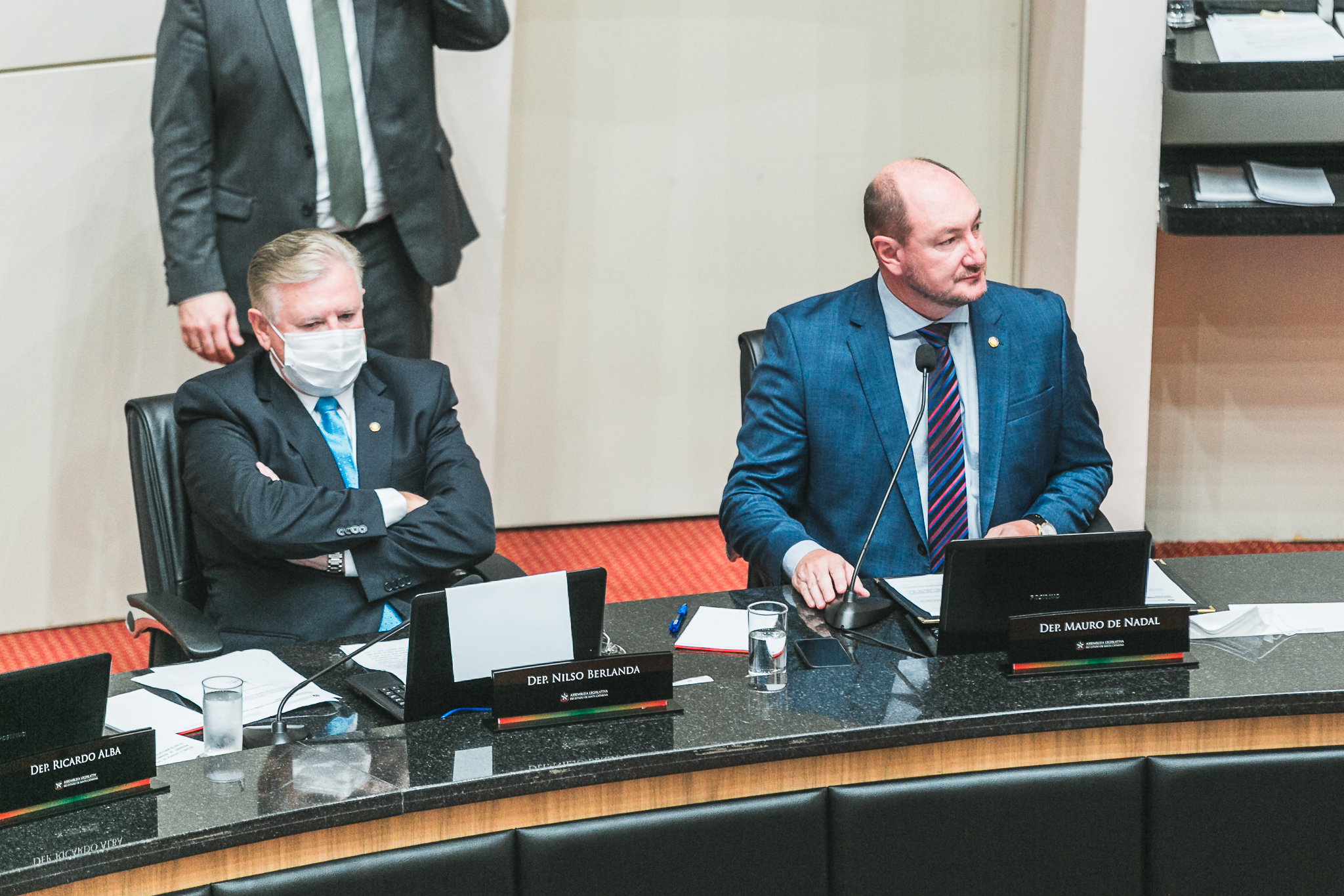 Deputado Mauro de Nadal (MDB) - Deputado Nilso Berlanda (PL)