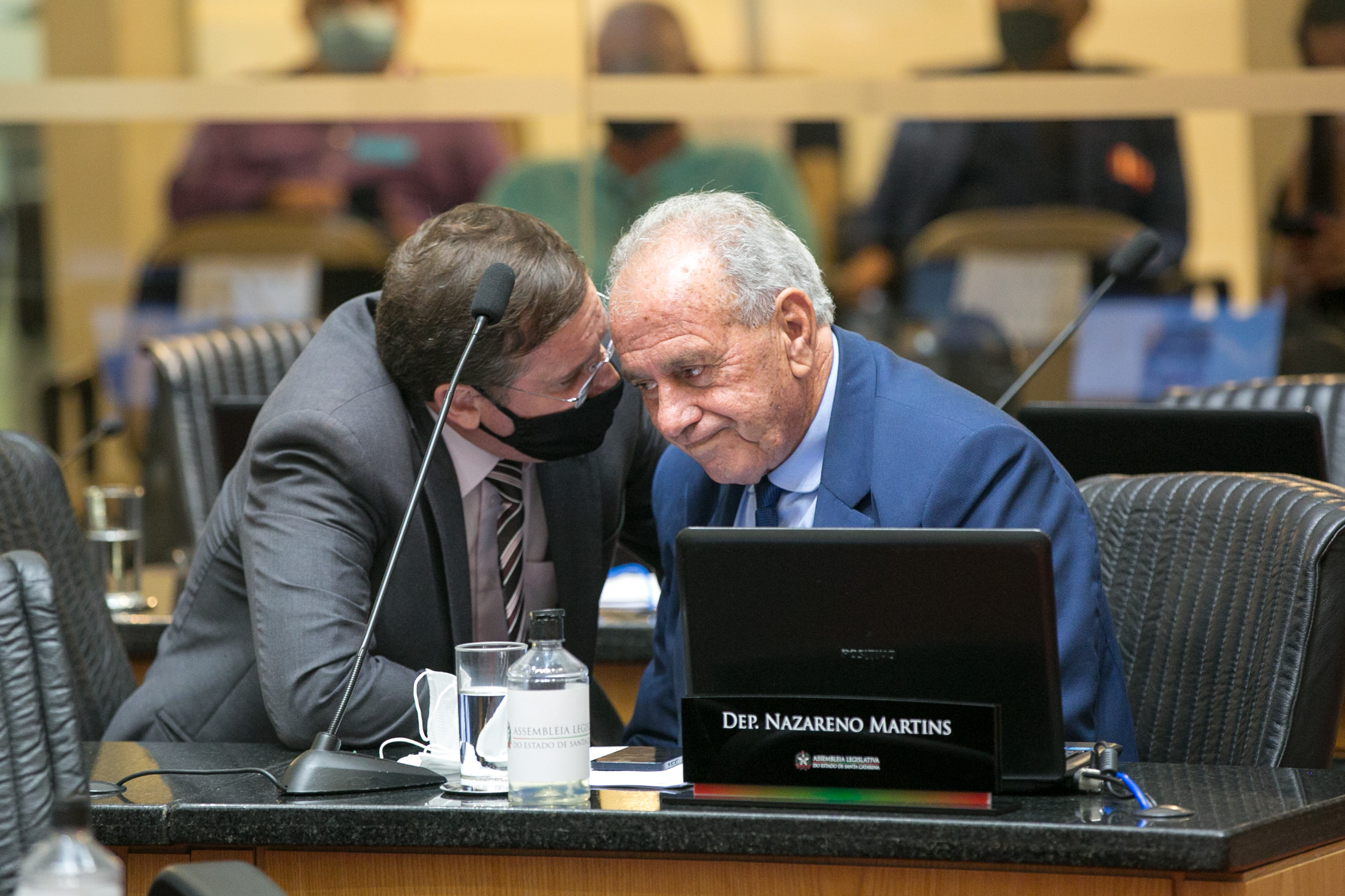 Deputado Jair Miotto (PSC) e Deputado Nazareno Martins (PSB)