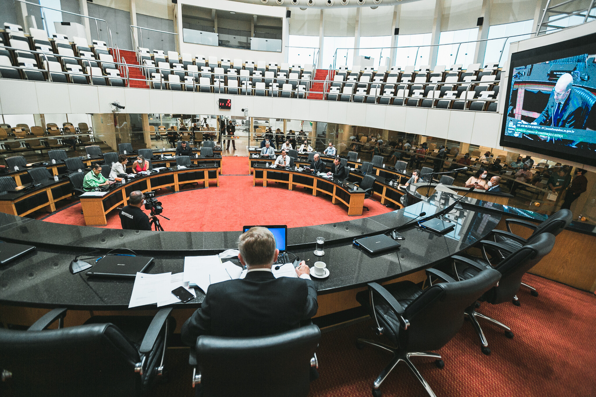 Reunião da Comissão de Constituição e Justiça (CCJ) ocorrerá no Plenário Deputado Osni Régis, a partir das 10 horas