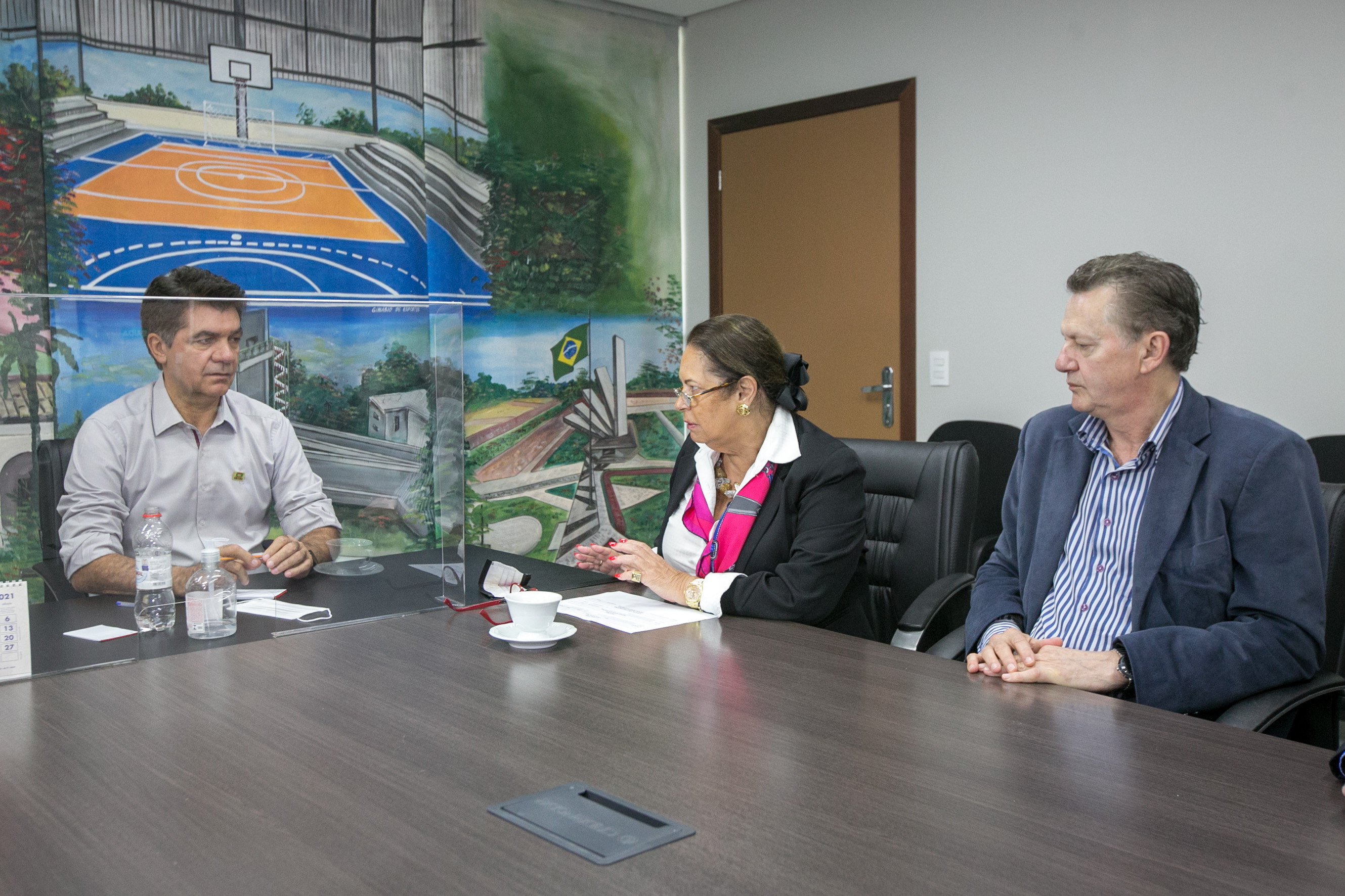 Deputada Ada De Luca (MDB) e prefeito de Criciúma, Clésio Salvaro