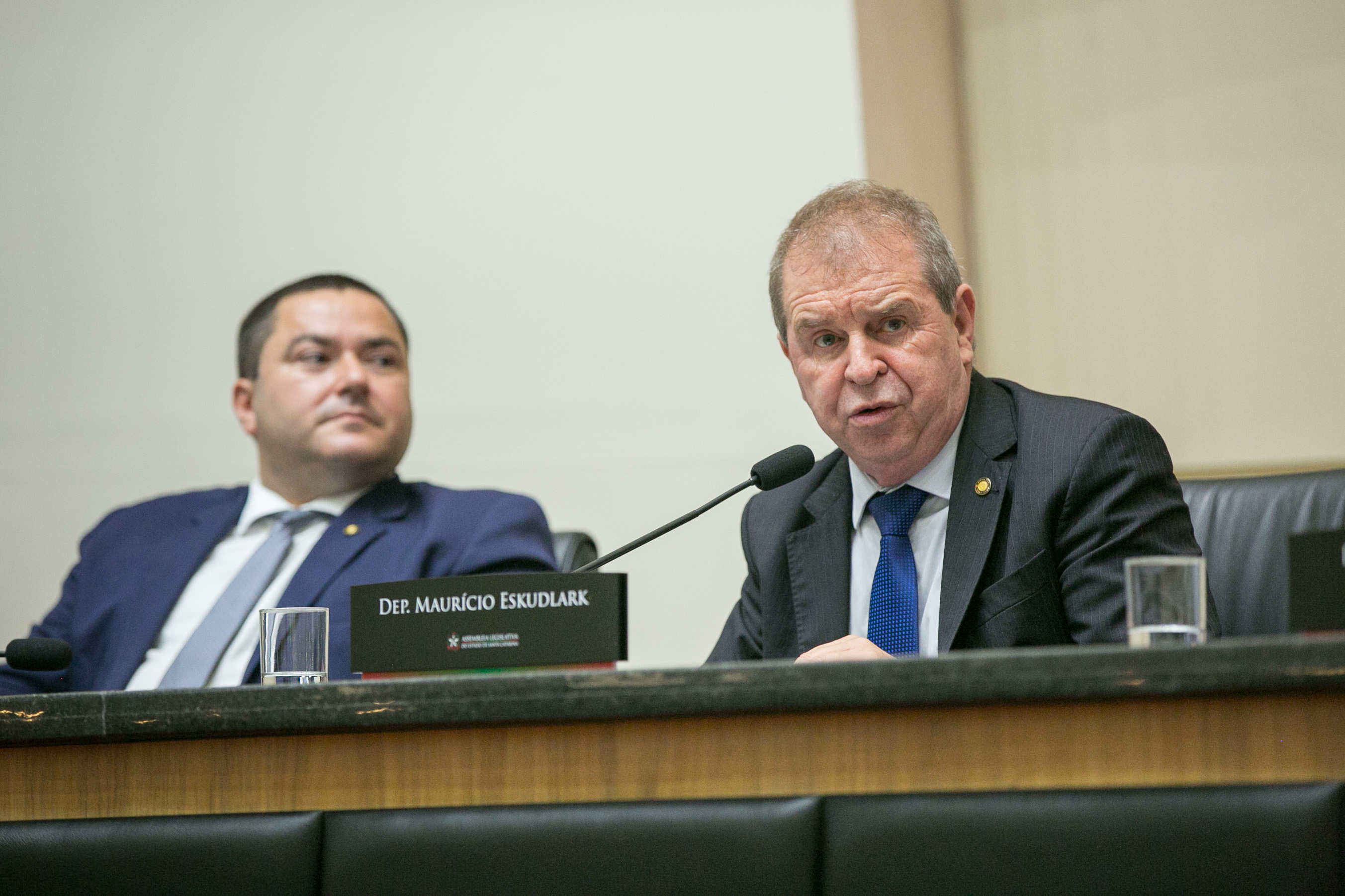 Deputado Ricardo Alba (PSL) e Deputado Maurício Eskudlark (PL)