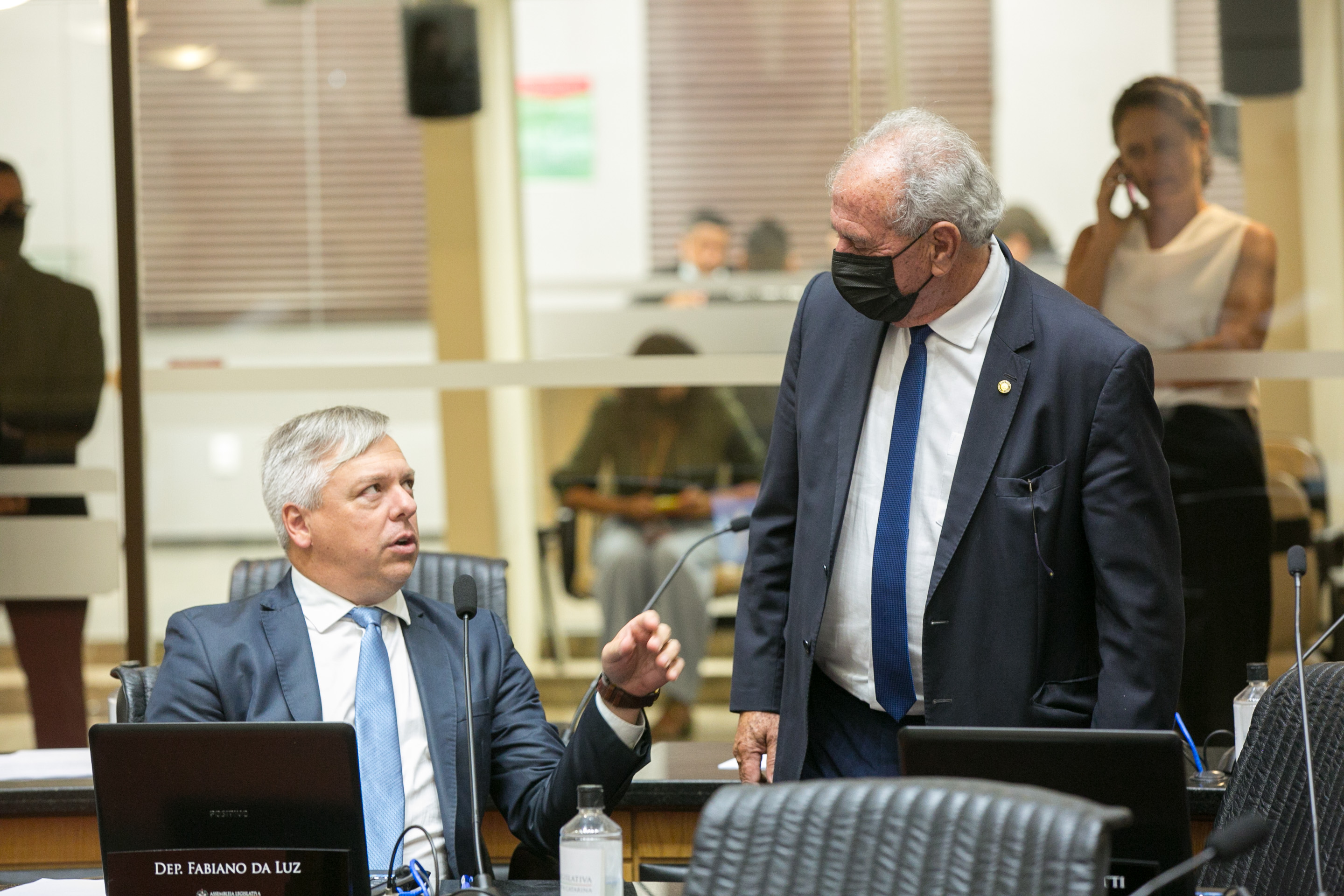Deputado Fabiano da Luz (PT) e Deputado Nazareno Martins (PSB)