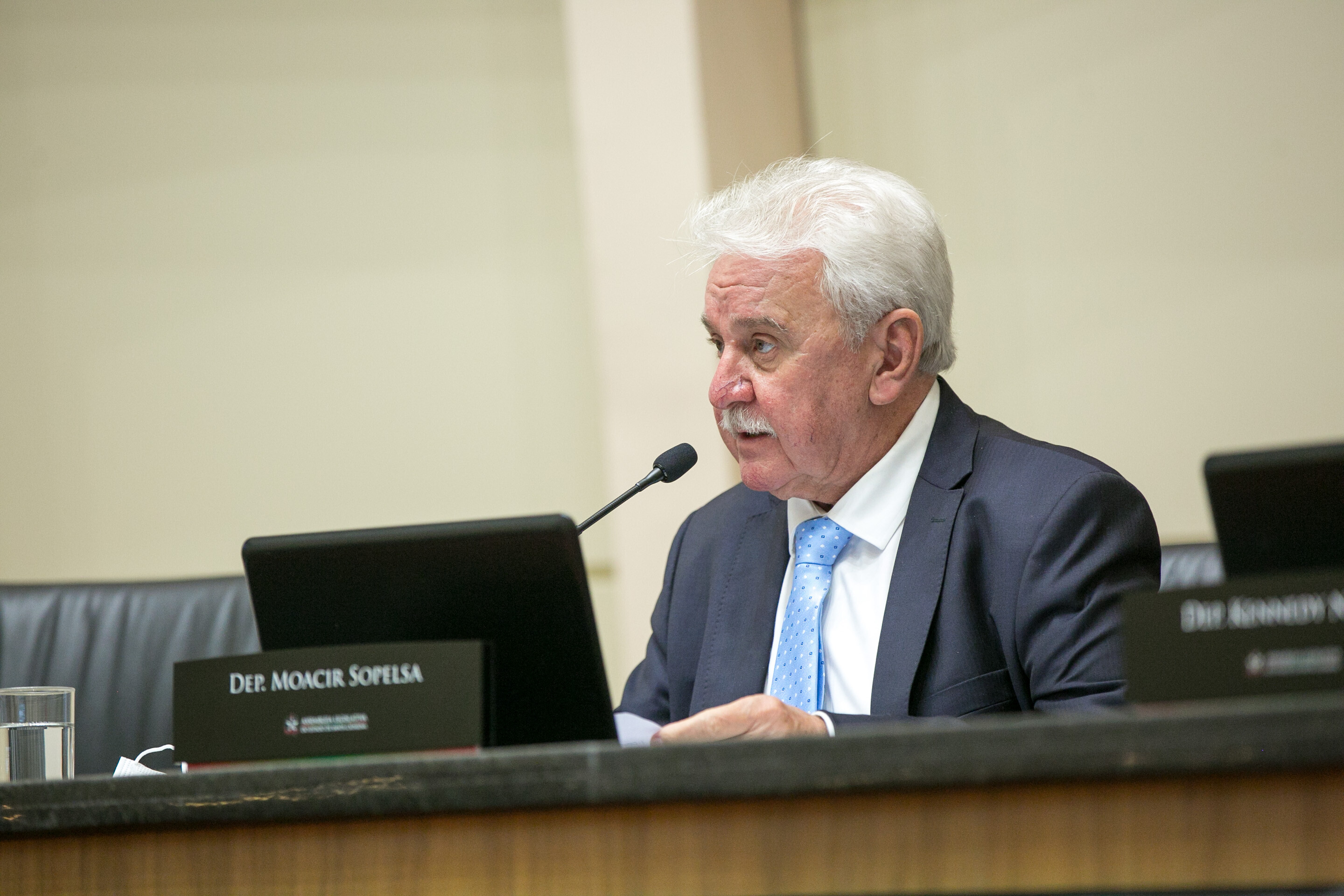Deputado Moacir Sopelsa, presidente da Assembleia Legislativa de Santa Catarina