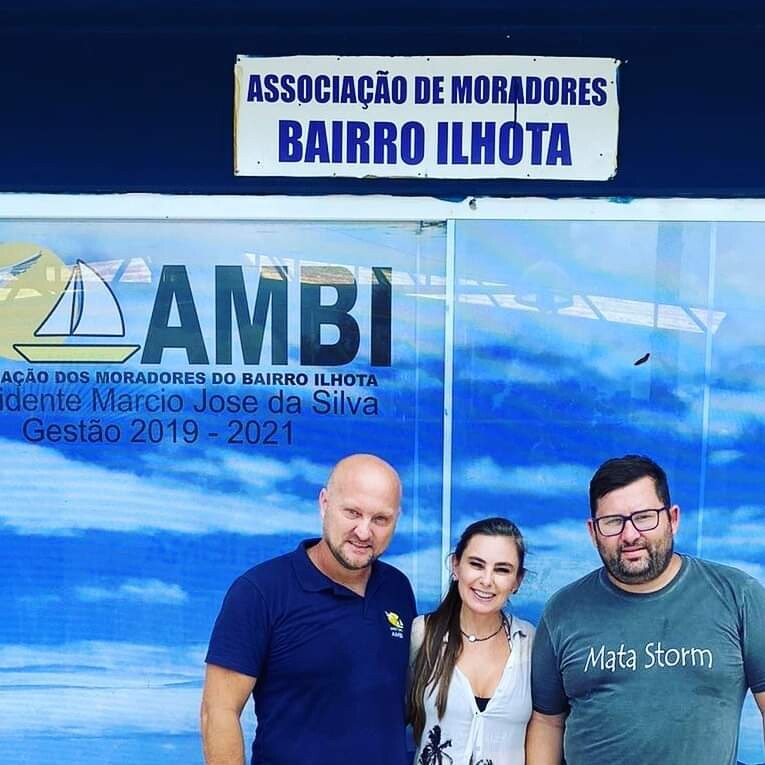 Paulinha se impressiona com trabalho comunitário desenvolvido em Itapema