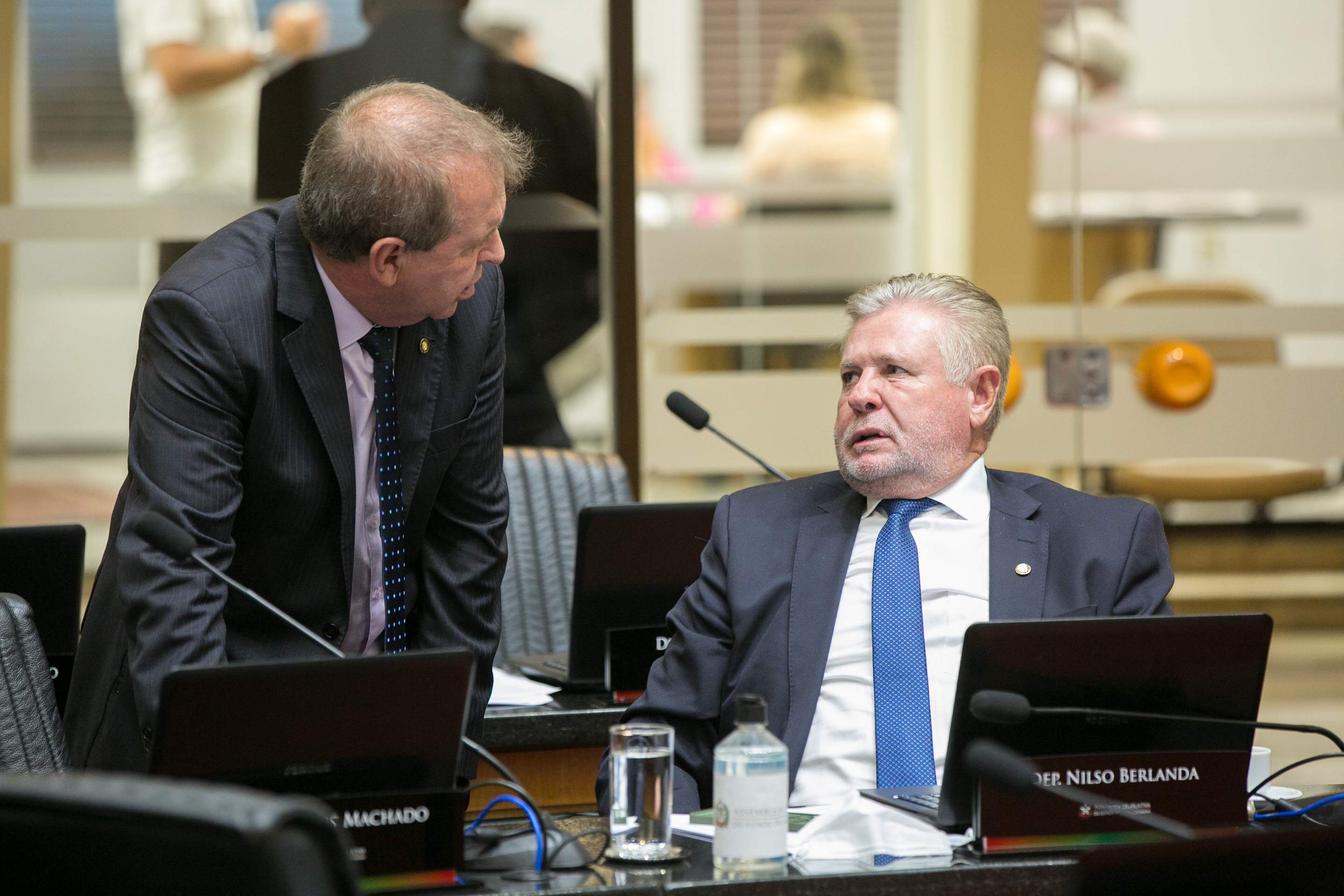Deputado Maurício Eskudlark (PL) e Deputado Nilso Berlanda (PL)