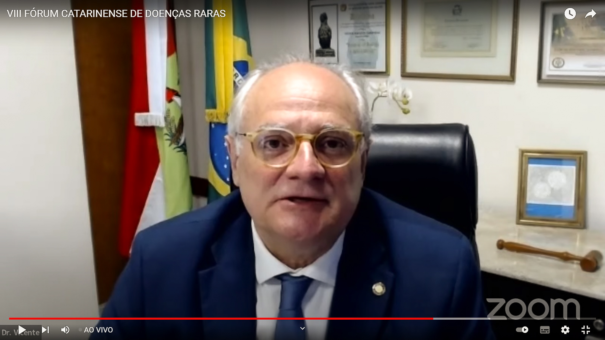VII Fórum Catarinense de Doenças Raras - Deputado Vicente Caropreso (PSDB)