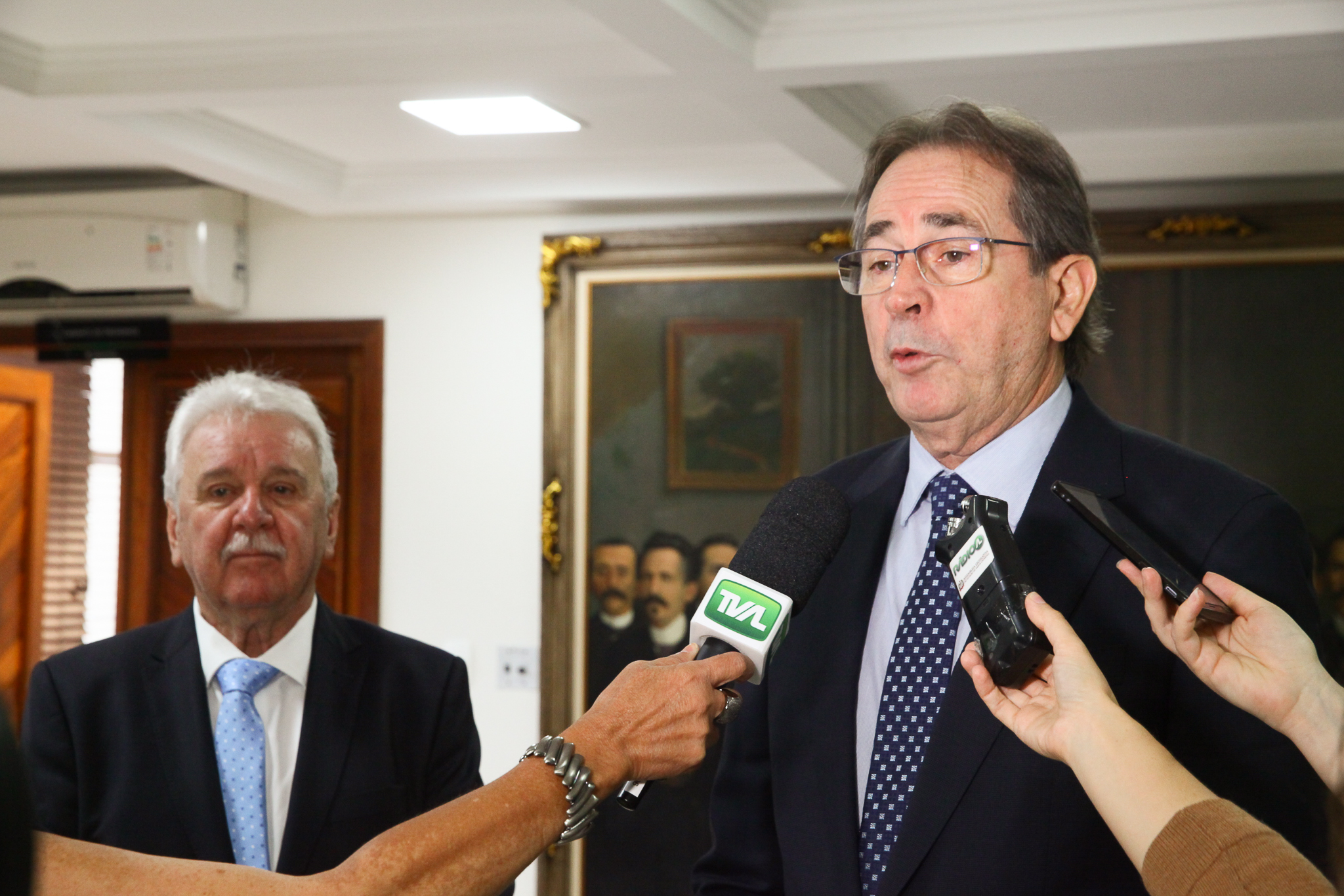 Visita Institucional do Presidente da Fiesc - Mário Cezar de Aguiar
