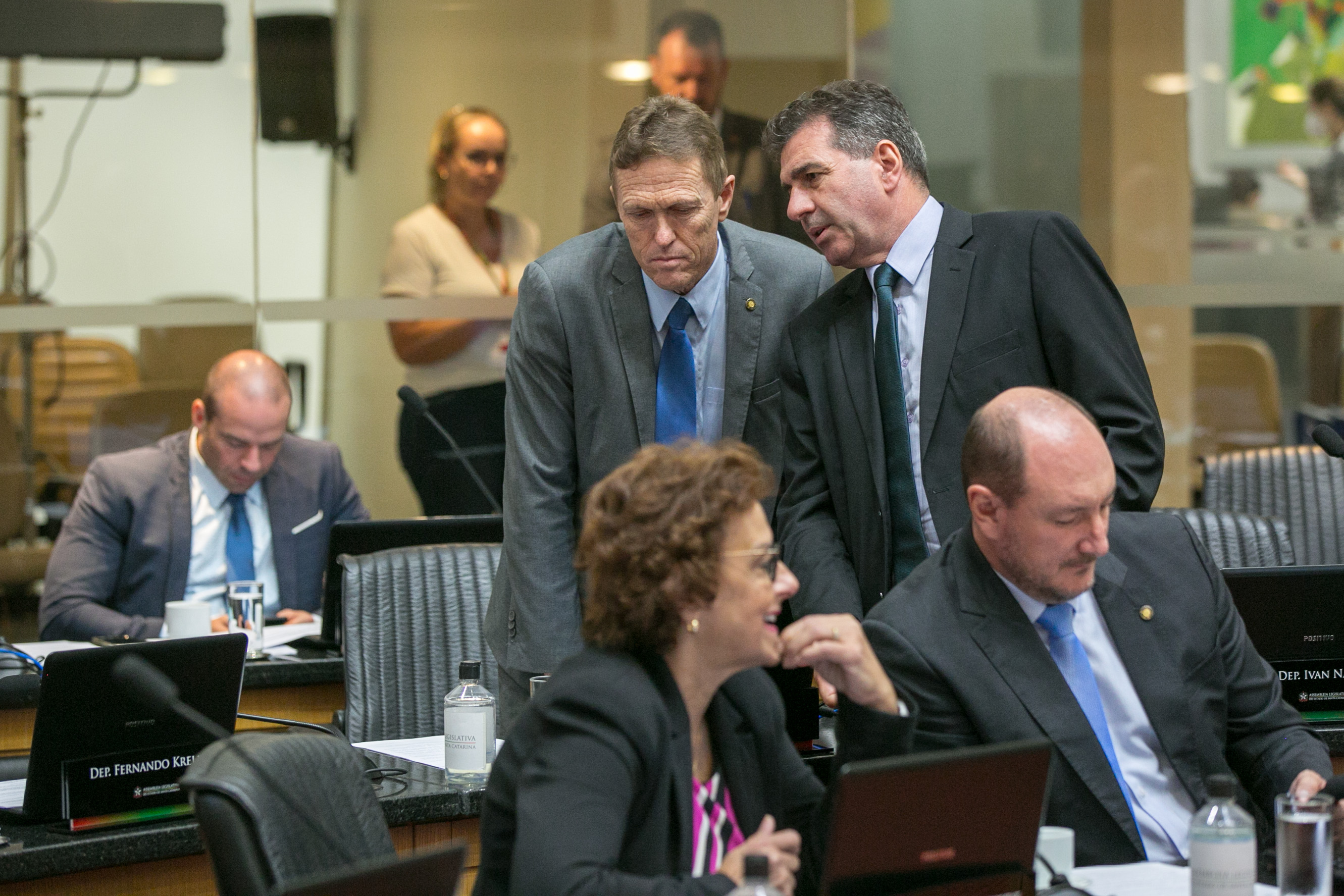 Deputado Volnei Weber (MDB) e Deputado Valdir Cobalchini (MDB)