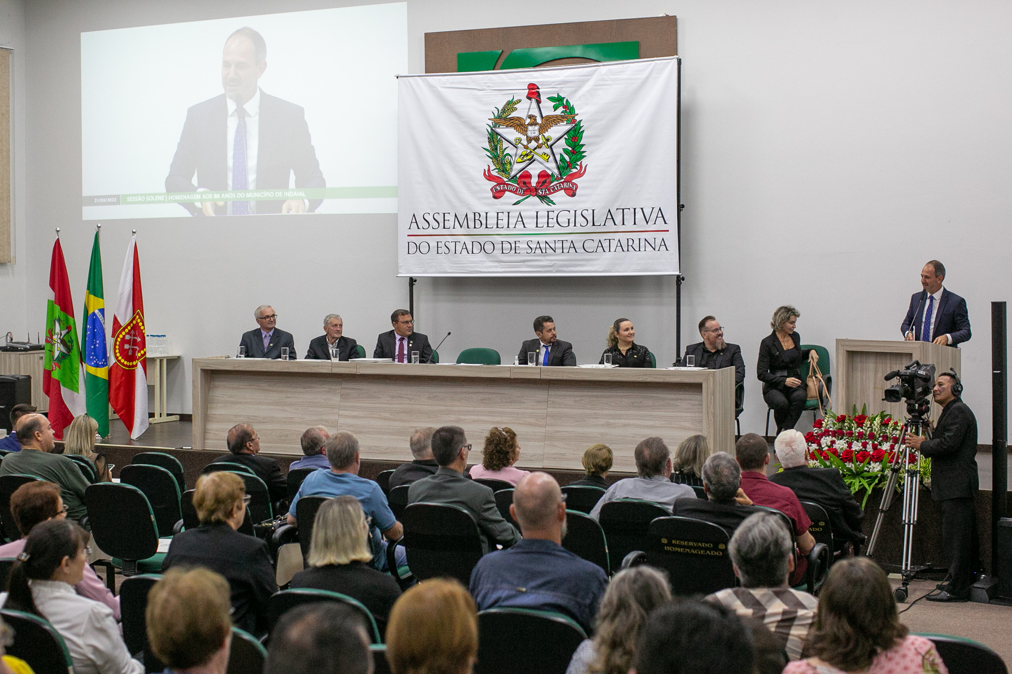 Sessão Solene em Homenagem aos 88 anos da Indaial