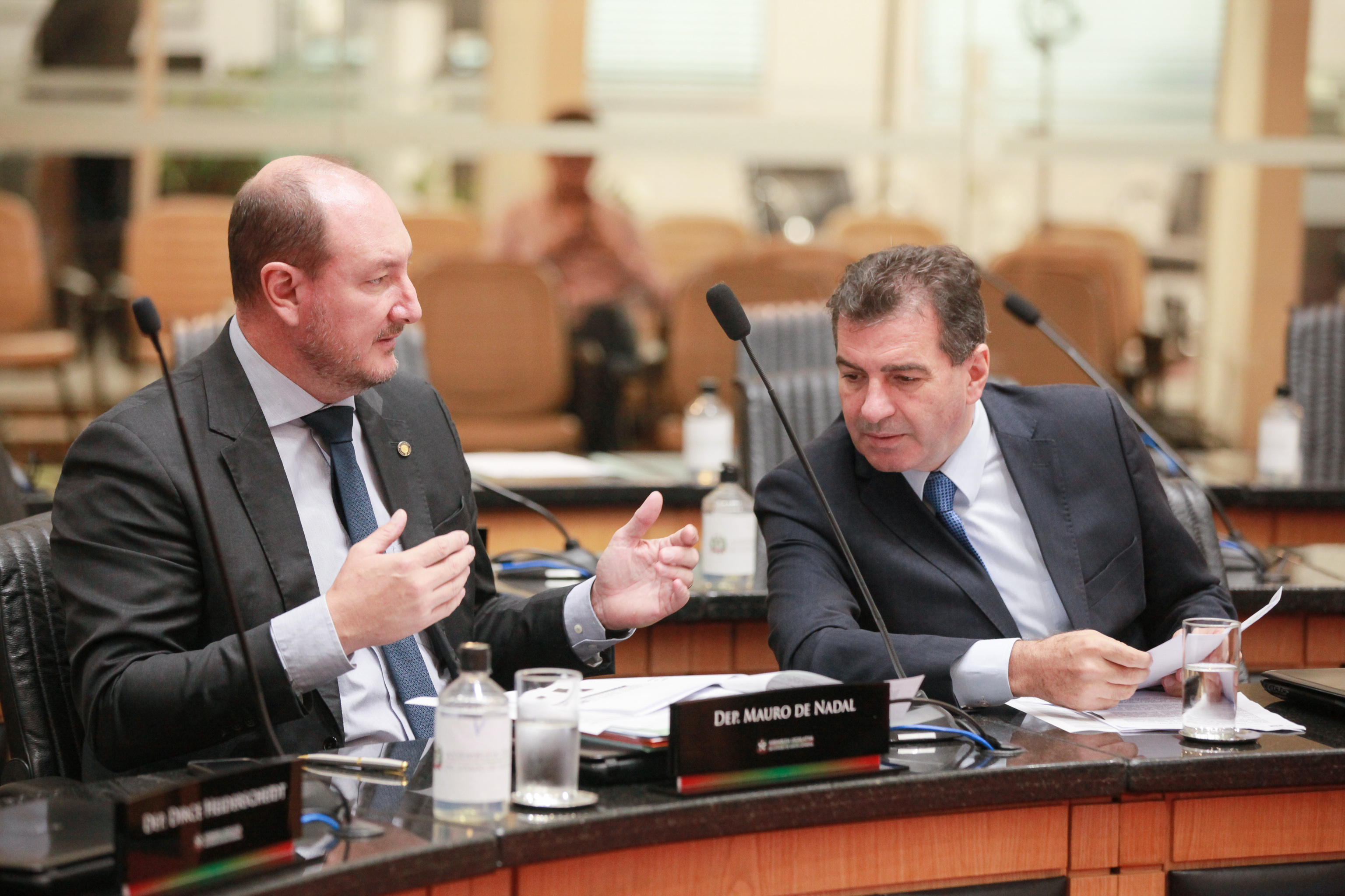 - Deputado Mauro de Nadal (MDB)  - Deputado Valdir Cobalchini (MDB)