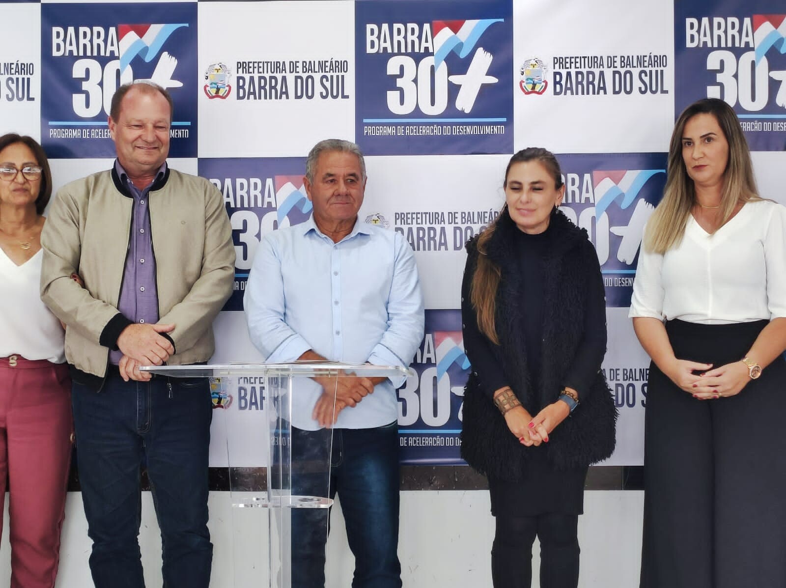 Em Barra do Sul Paulinha participa de solenidade de ordem de serviço de mais de R$ 2 milhões