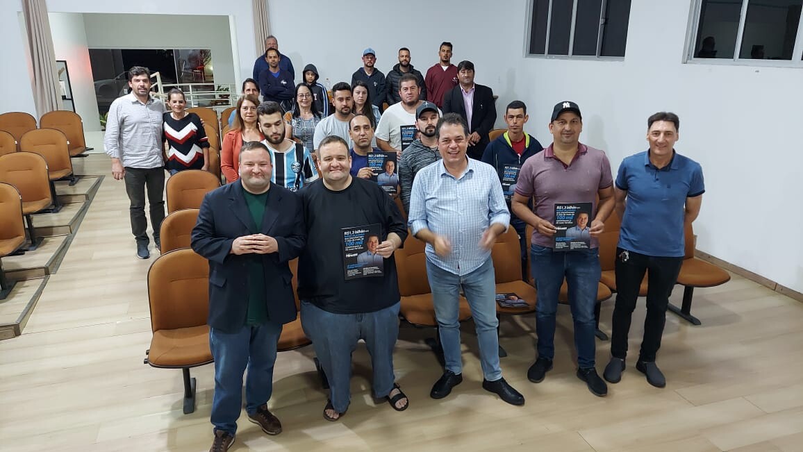 Em Timbó Grande, Minotto destaca investimentos
