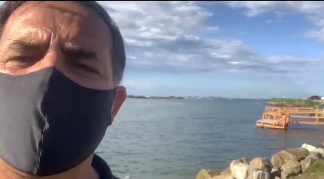 Presidente da Associação de Pesca Esportiva de Balneário Barra do Sul, Henrique José da Silveira (Bitão)