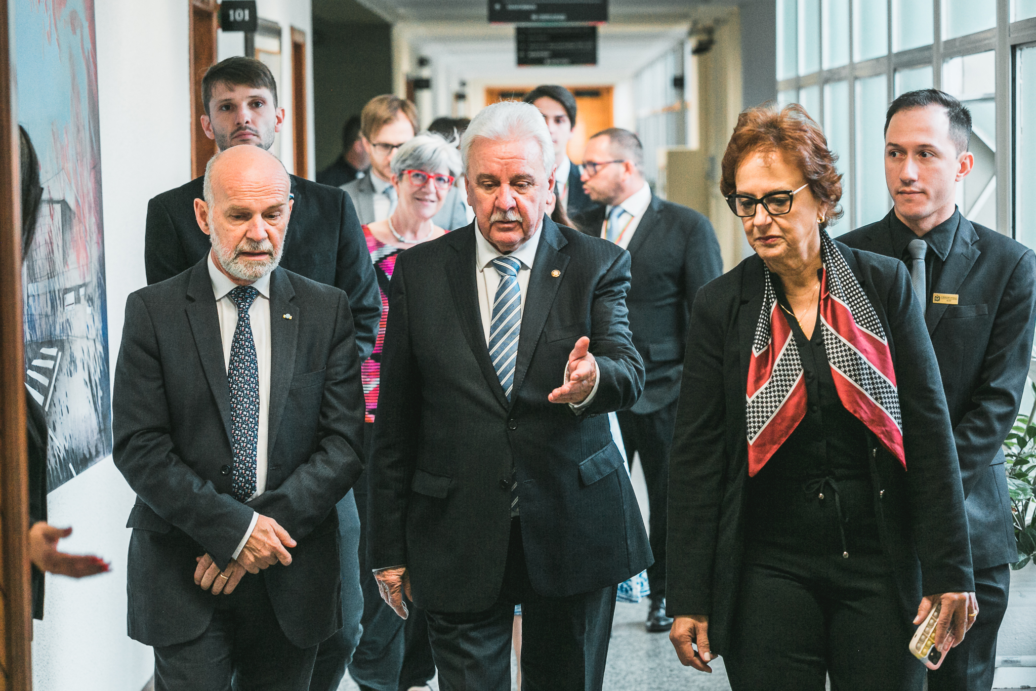 Visita do Embaixador de Luxemburgo