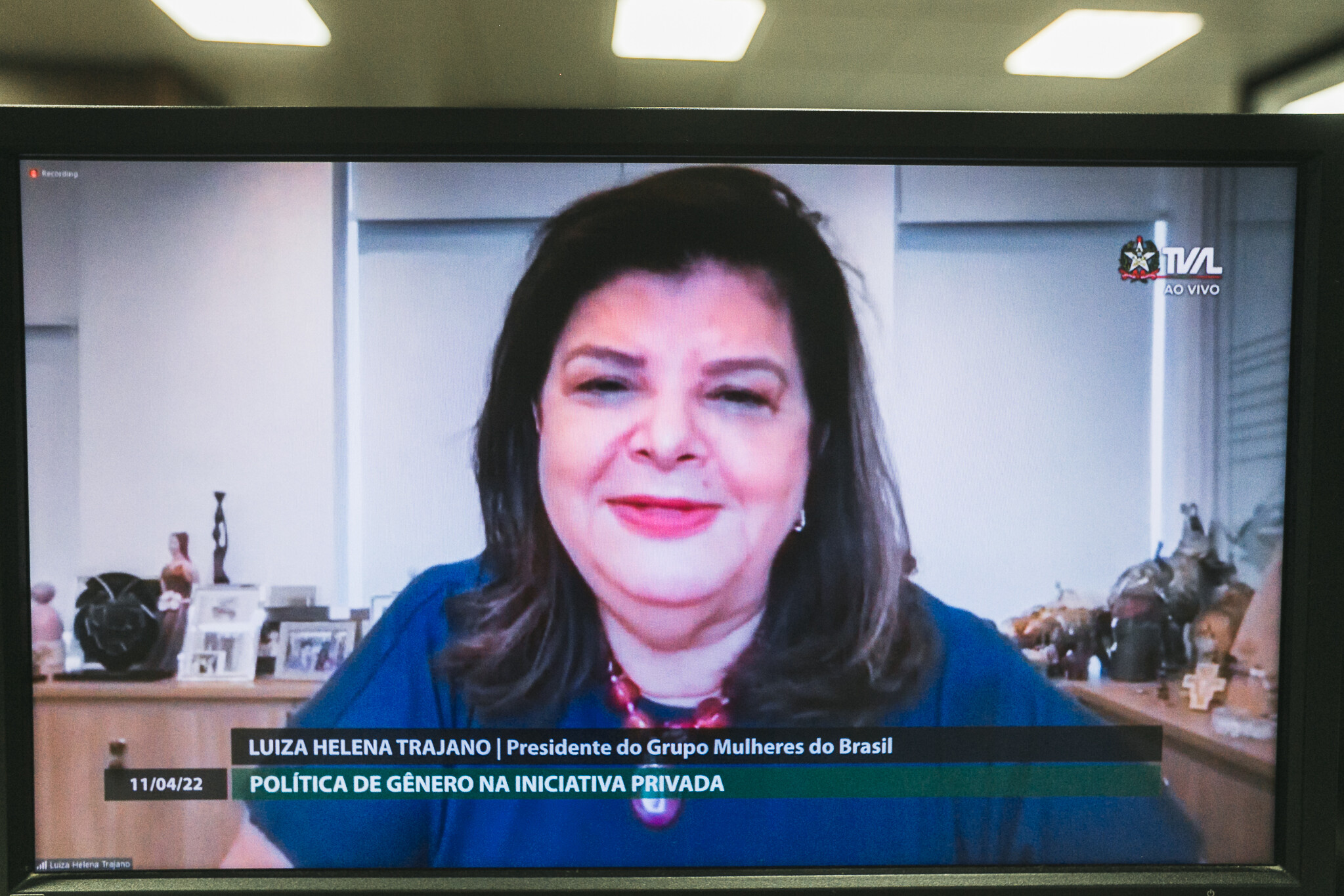 Empresária é presidente do “Mulheres do Brasil”, projeto que incentiva a participação da mulher no mercado de trabalho e combate à violência de gênero