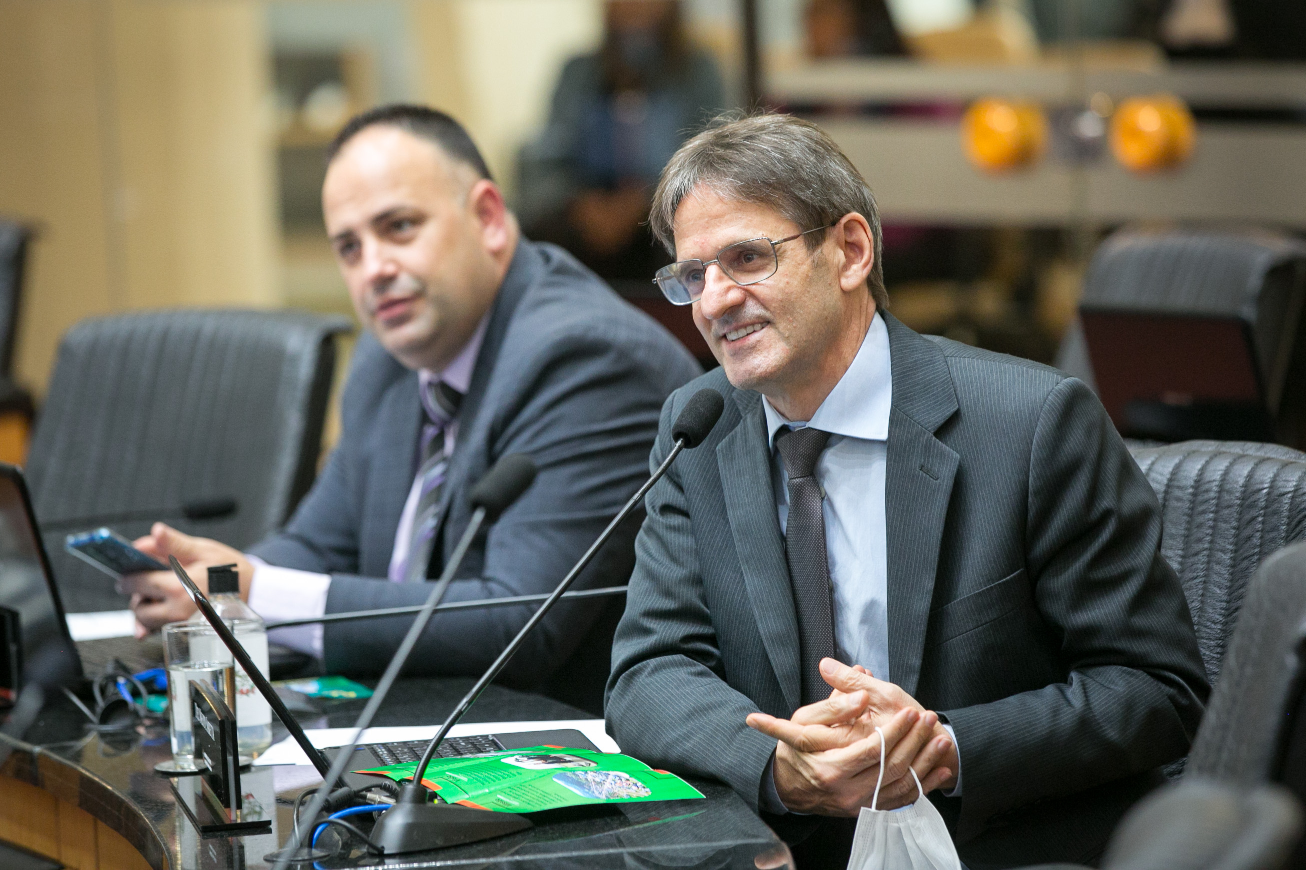 Deputado Adriano Pereira (PT) e Deputado Neodi Saretta (PT)
