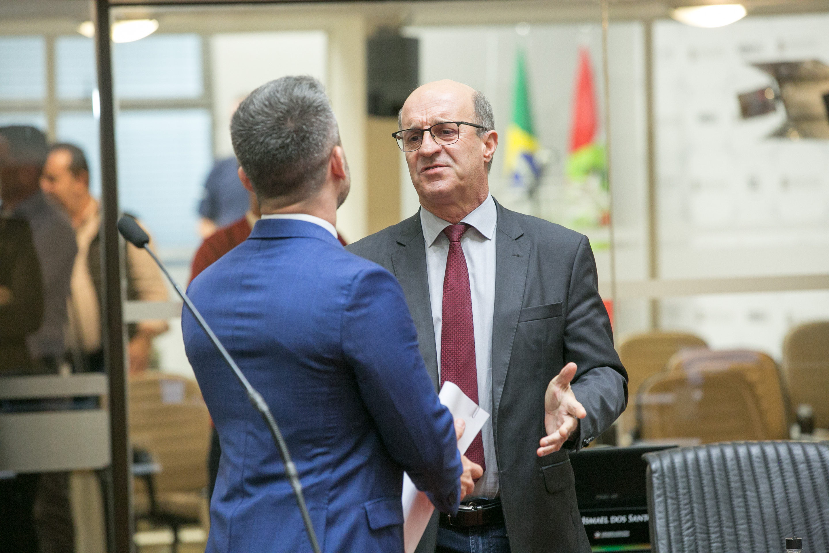 Deputado Bruno Souza (NOVO) e Deputado José Milton Scheffer (PP)