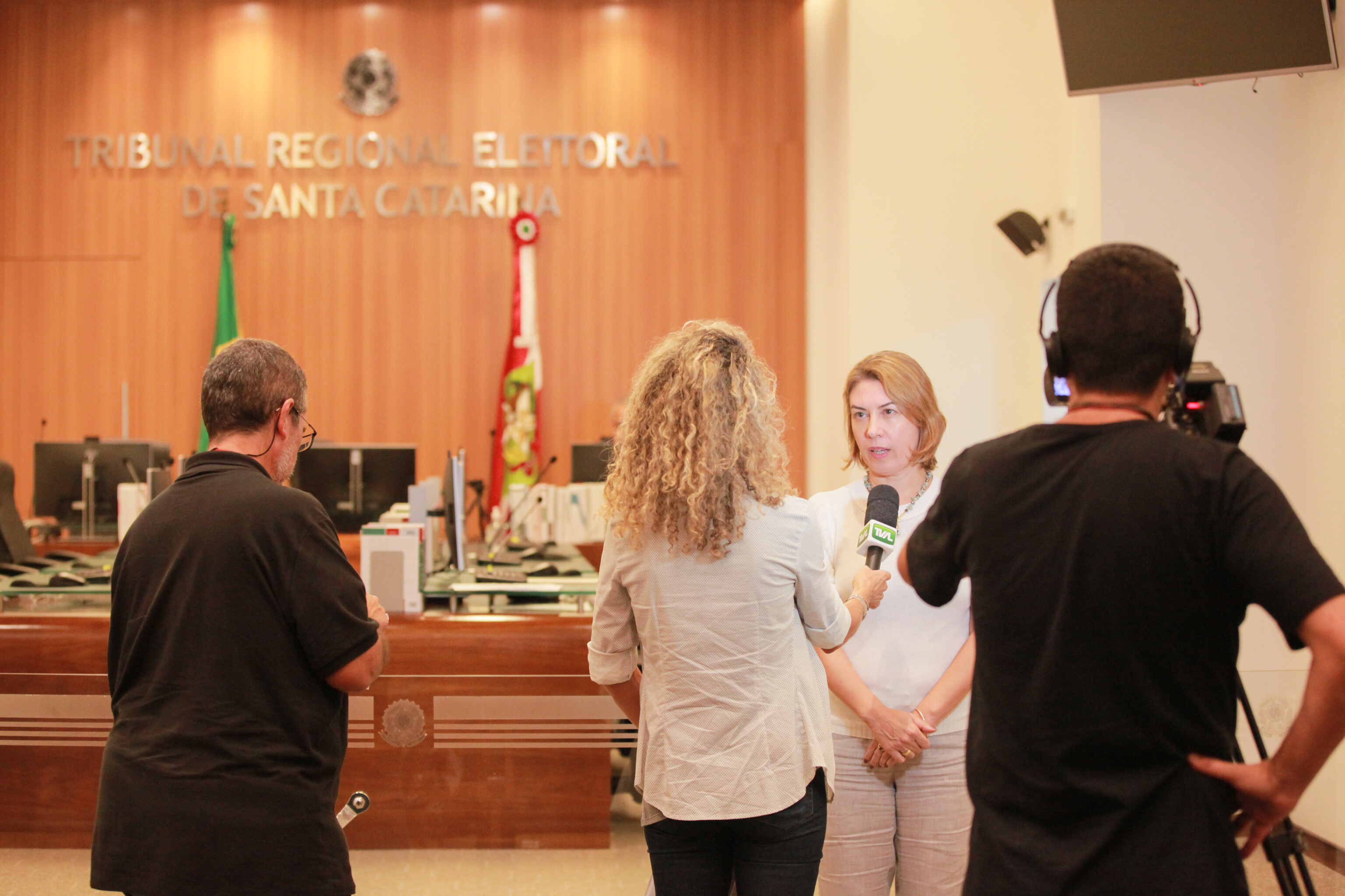 Renata de Fávere, secretária da Corregedoria do TRE/SC