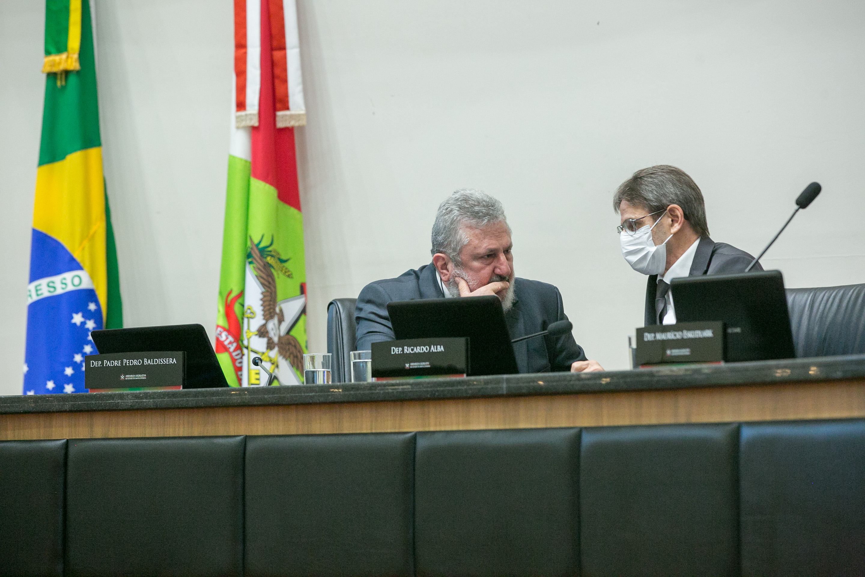 Deputado Padre Pedro Baldissera (PT) e Deputado Neodi Saretta (PT)