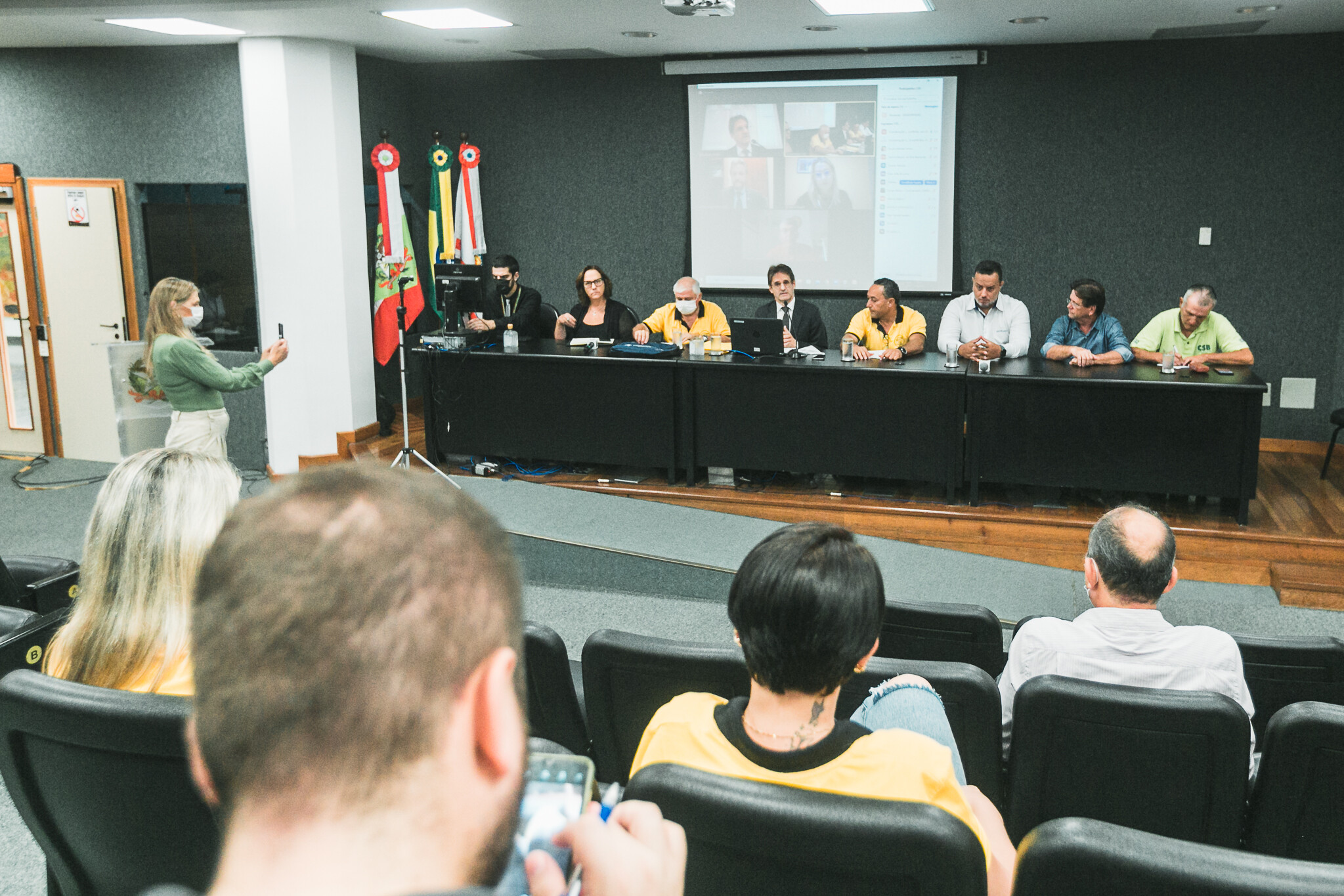 Audiência pública sobre o dia mundial em memória das vítimas de acidentes e doenças do trabalho.