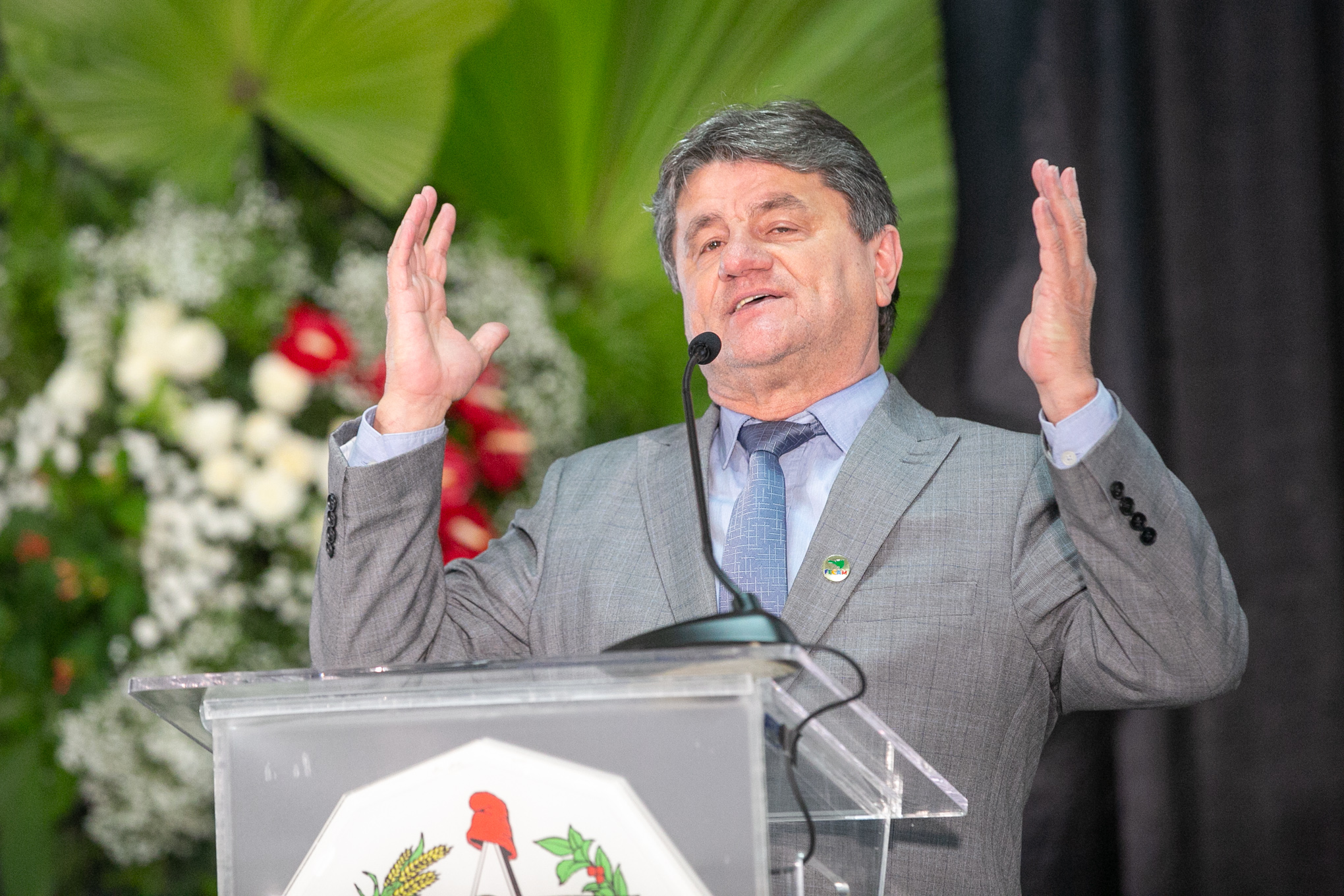 Presidente da FECAM e prefeito de Orleans, Jorge Luiz Koch