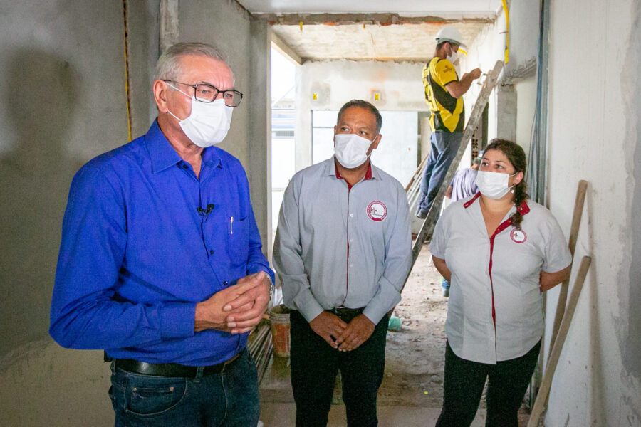Dreveck acompanha as obras no Hospital e Maternidade Sagrada Família, em São Bento do Sul