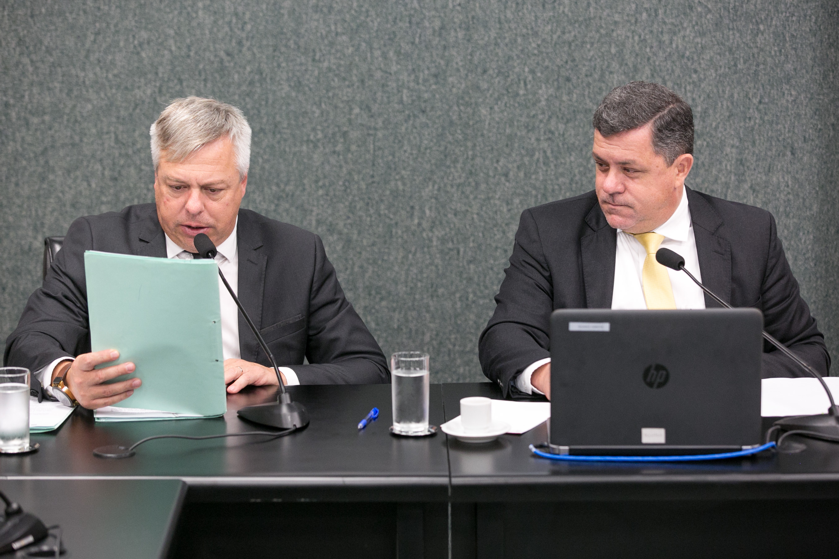 Deputado Fabiano da Luz (PT) e Deputado Ivan Naatz (PL)