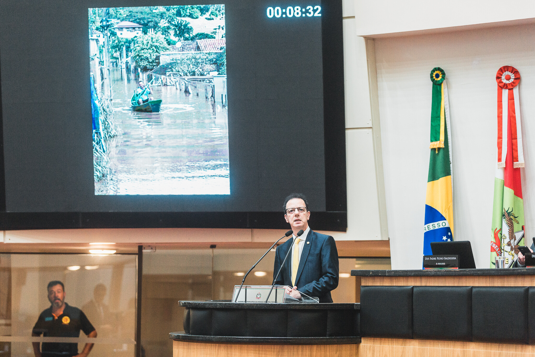 Deputado Ismael dos Santos relatou problemas na contenção das cheias no Vale do Itajaí