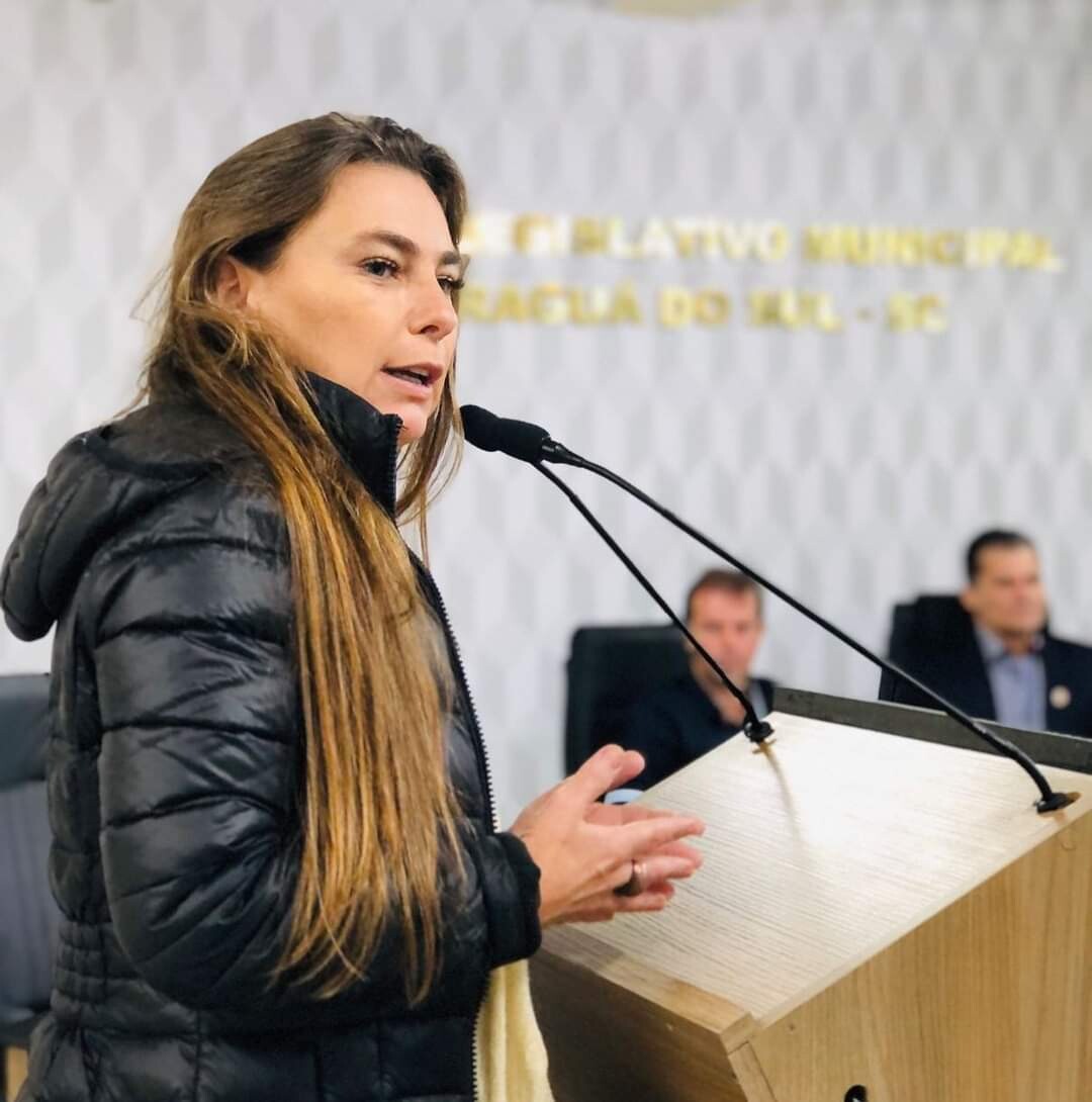 Em Jaraguá do Sul, Paulinha destaca momento histórico de investimentos