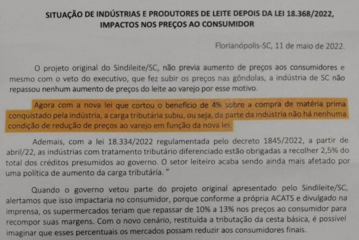 Nota do Sindileite diz quem produziu fake news, afirma Sargento Lima