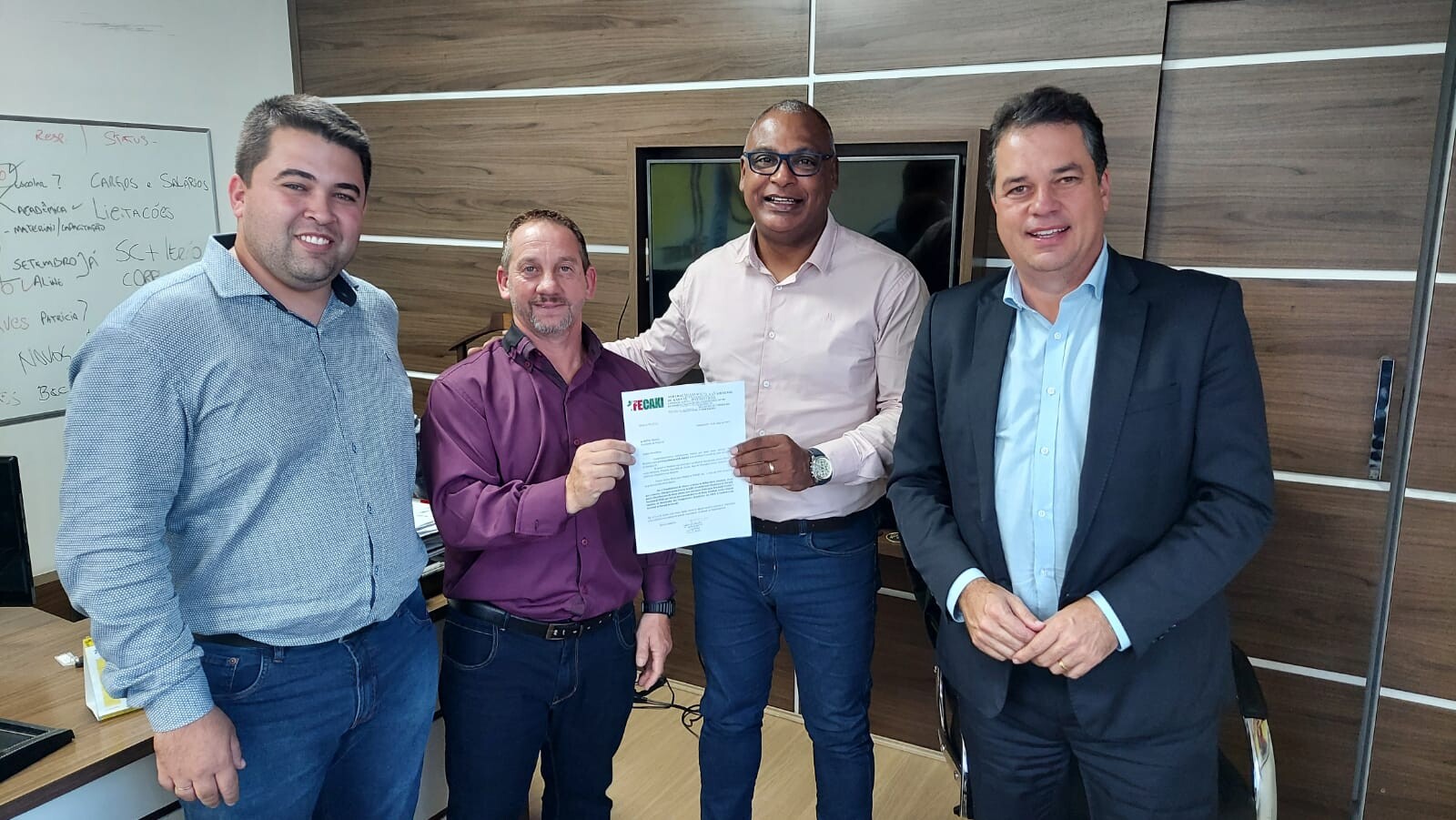 Com intermediação de Minotto, Fesporte recebe demandas da Fecaki