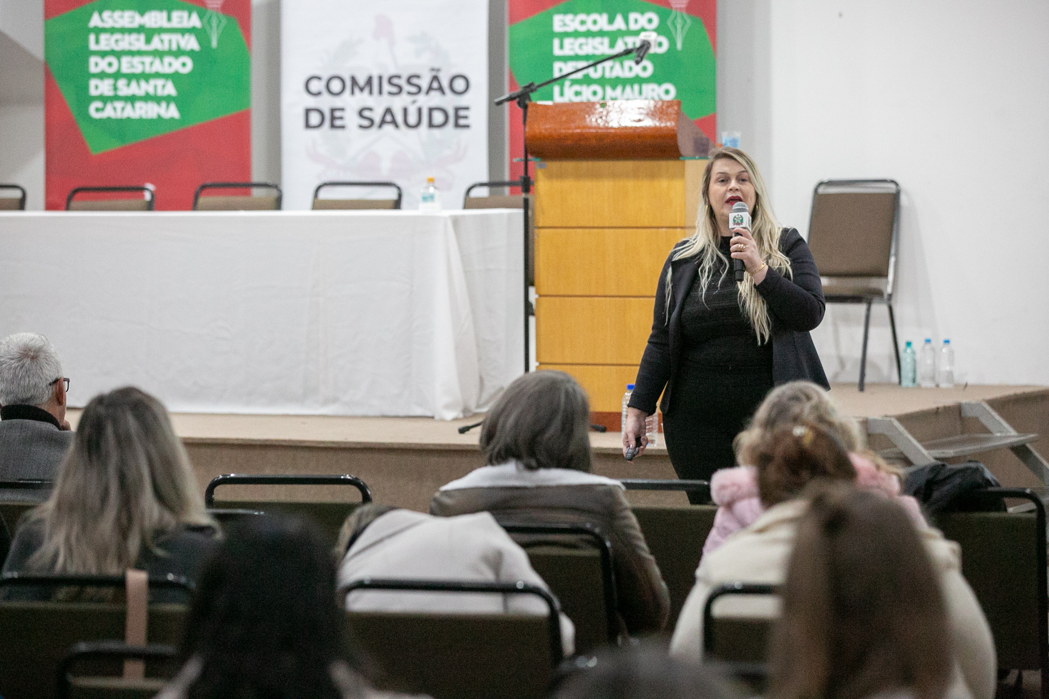 Coordenadora da área técnica da pessoa com deficiência da SES, Jaqueline Reginatto