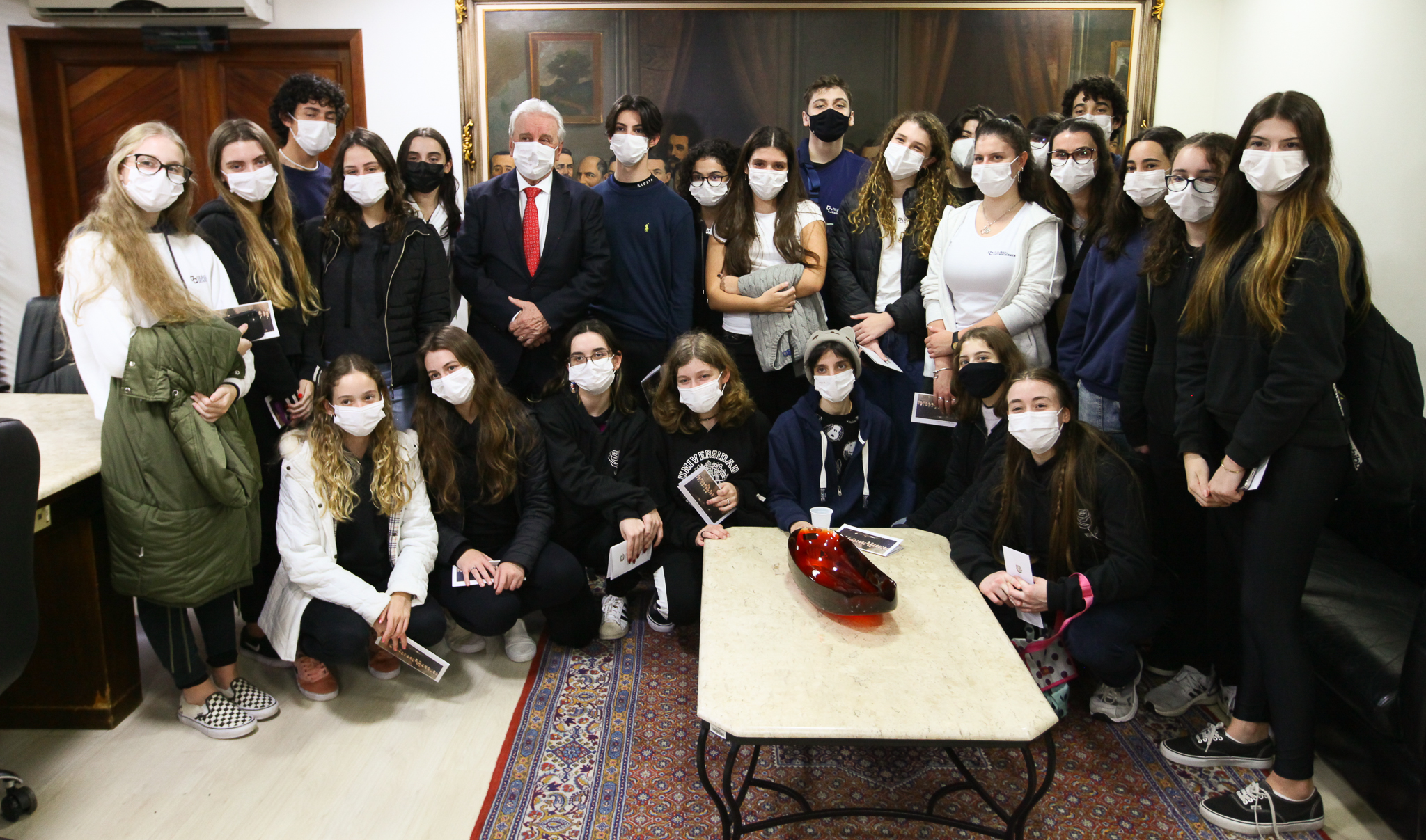 Presidência - Visita de Alunos do Colégio Catarinense