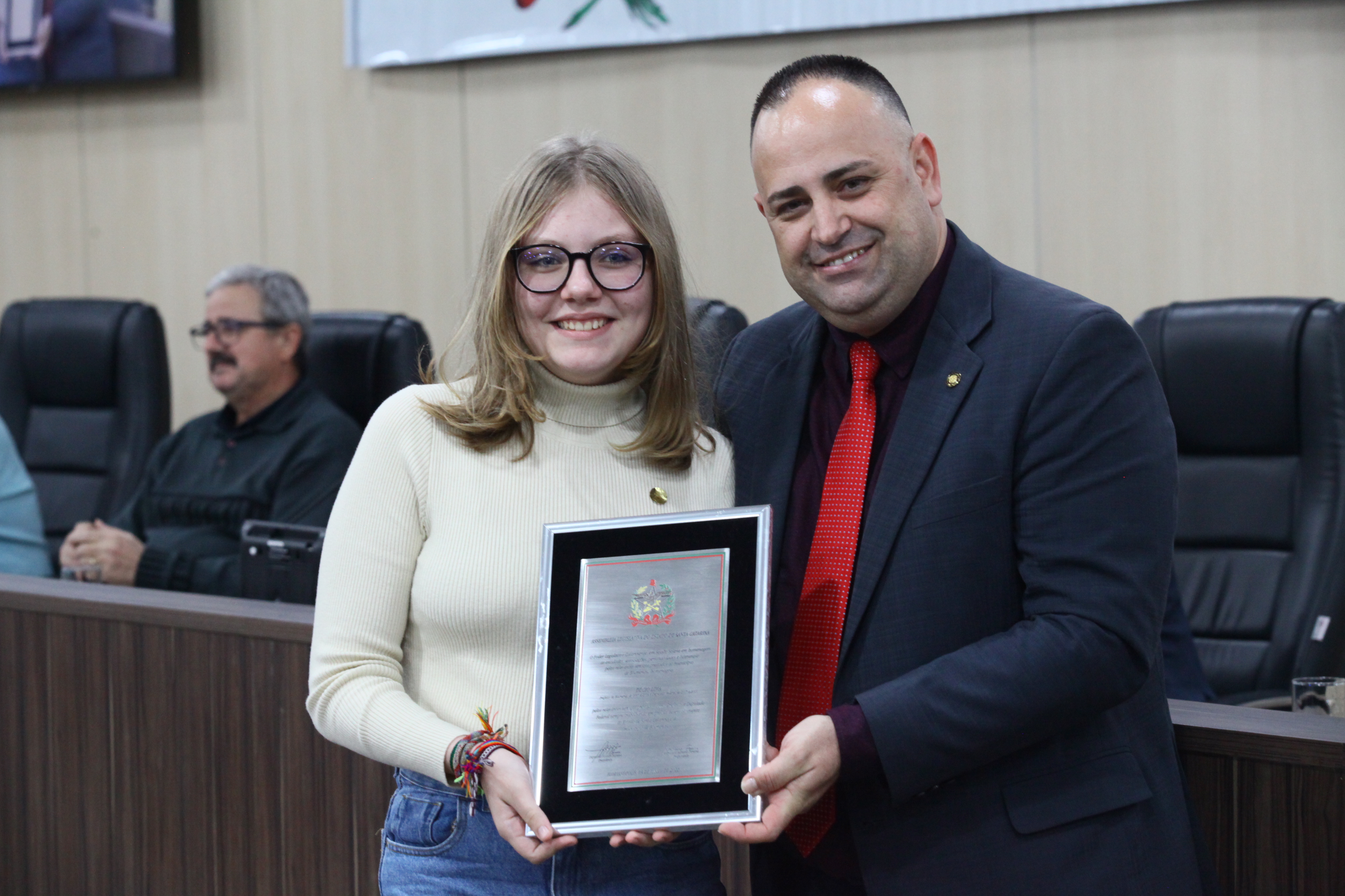 Sessão Solene em homenagem as entidades, associações, personalidades e lideranças de Blumenau - Ana Luiza de Lima Forest