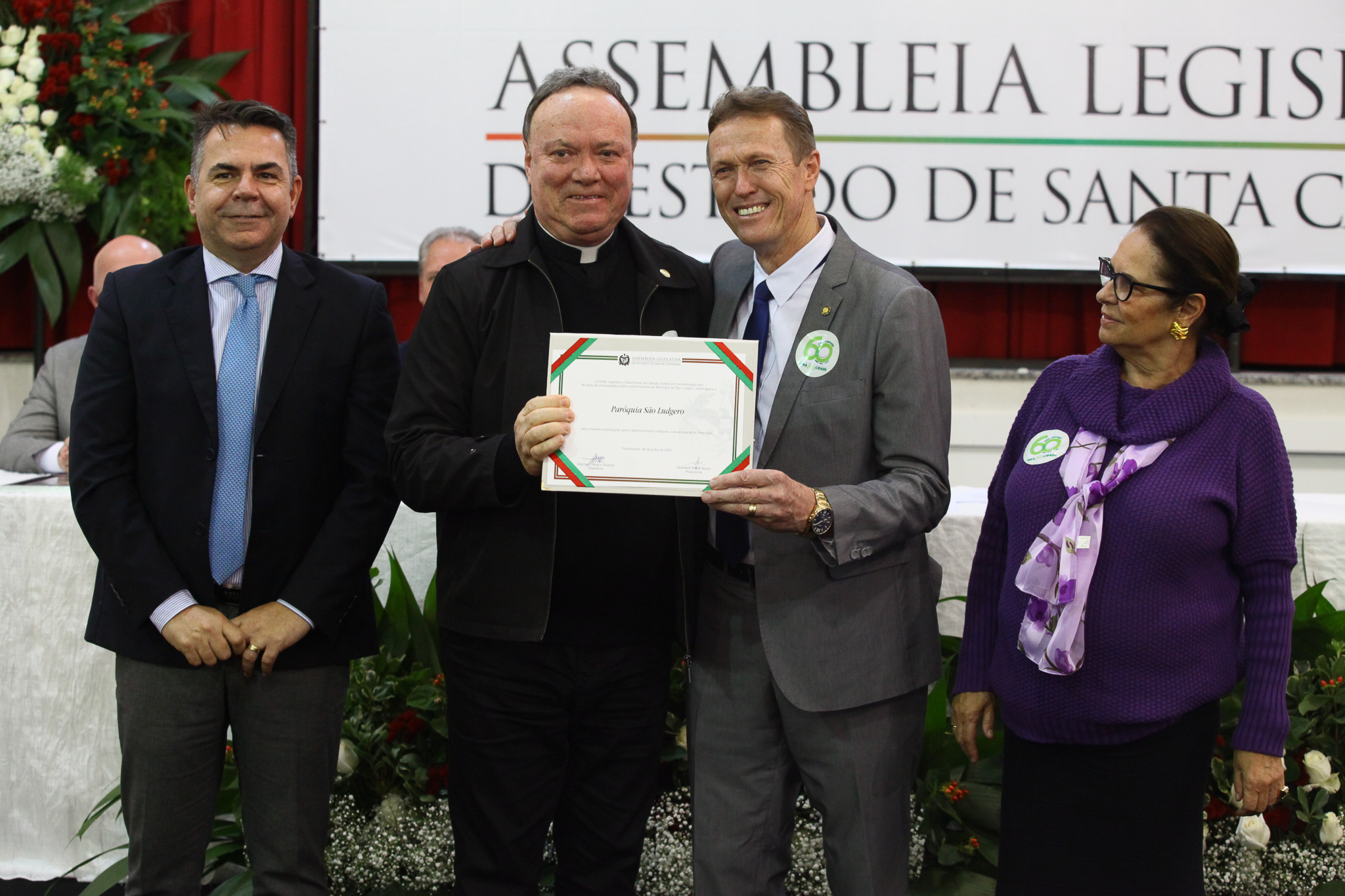 Sessão Solene em Homenagem aos 60 anos do Município de São Ludgero